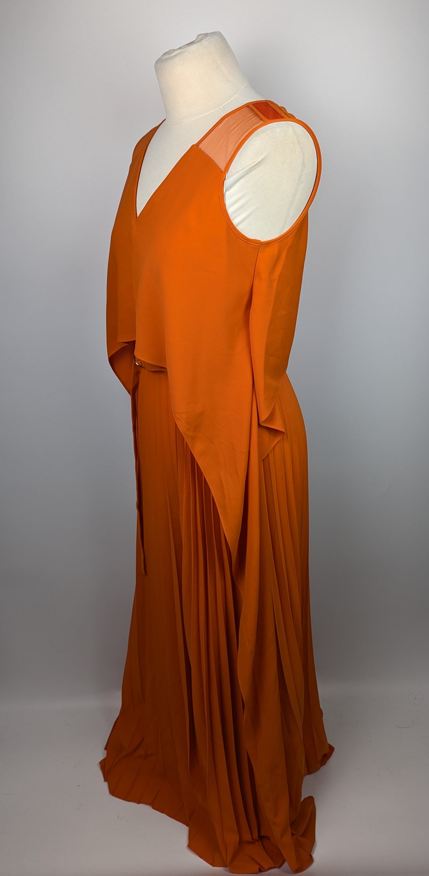 Hugo Boss Dilekena Womens Formal Dress - Orange