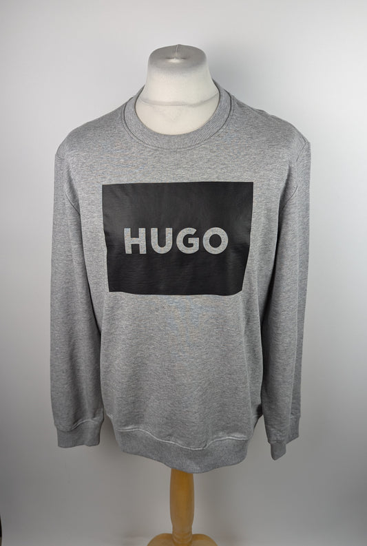 HUGO Men's Duragol Jumper - Grey