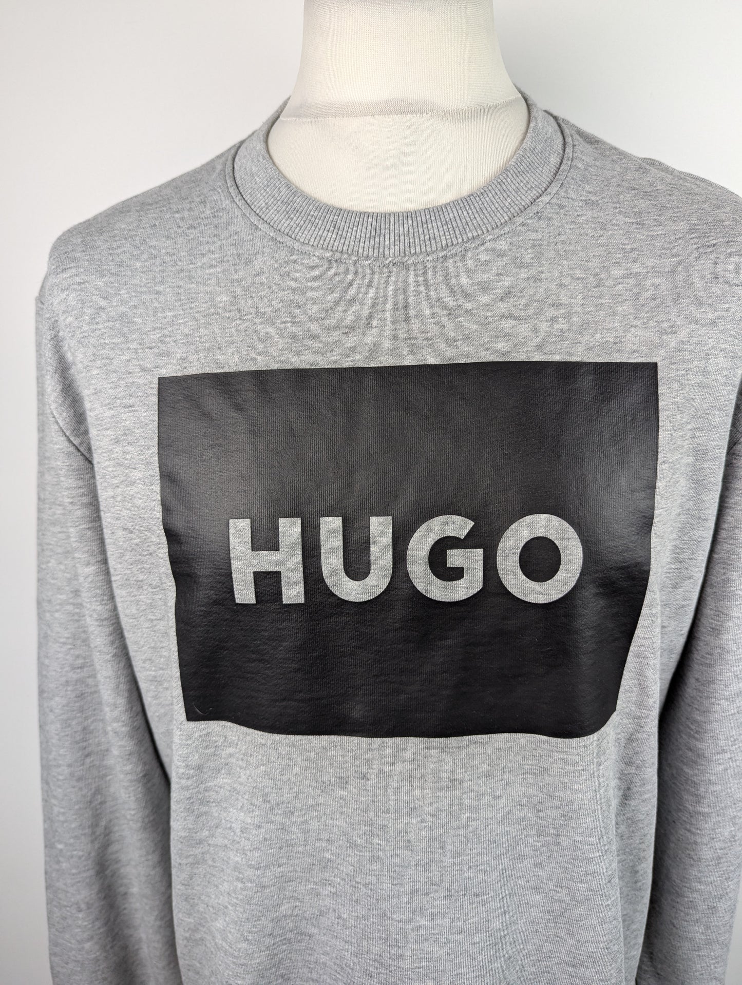 HUGO Men's Duragol Jumper - Grey
