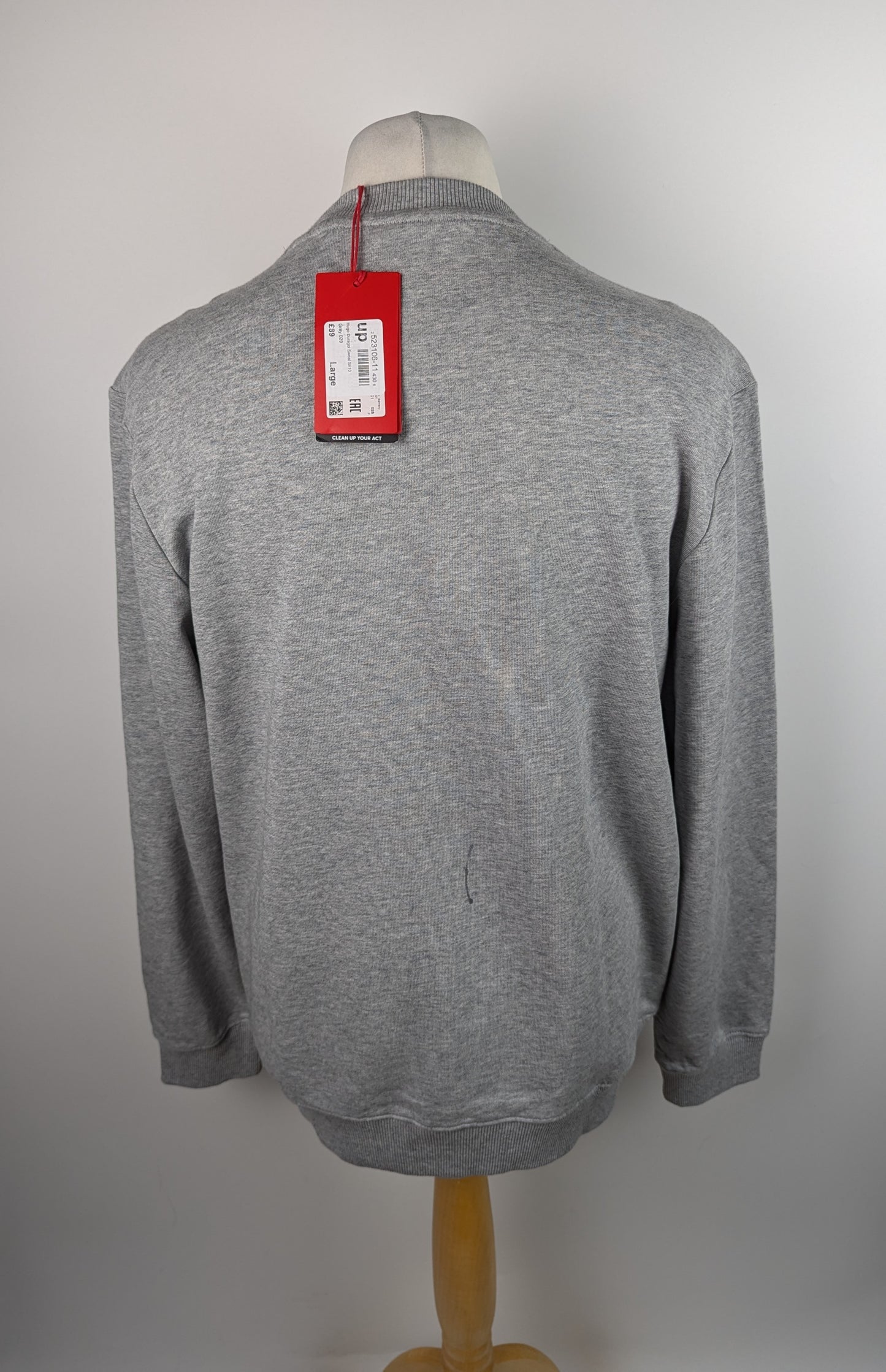 HUGO Men's Duragol Jumper - Grey