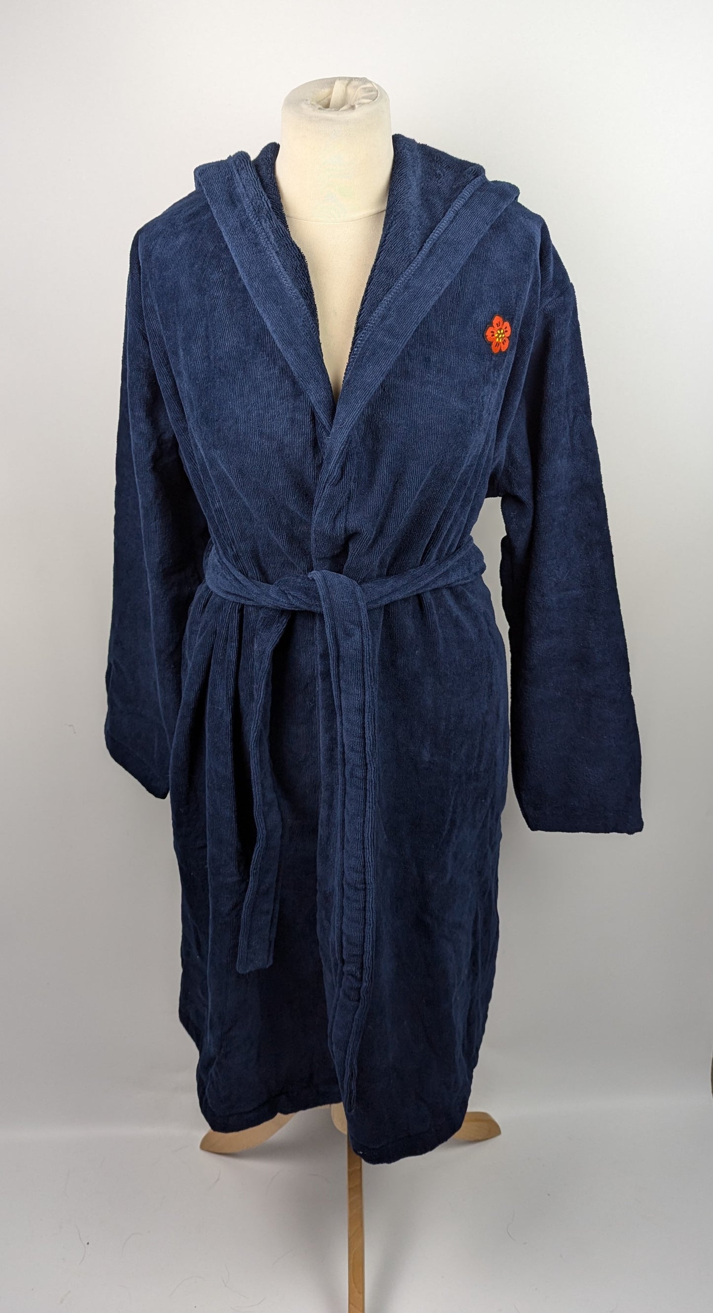 KENZO Paris 'K Boke' unisex embroidered dressing gown - Blue