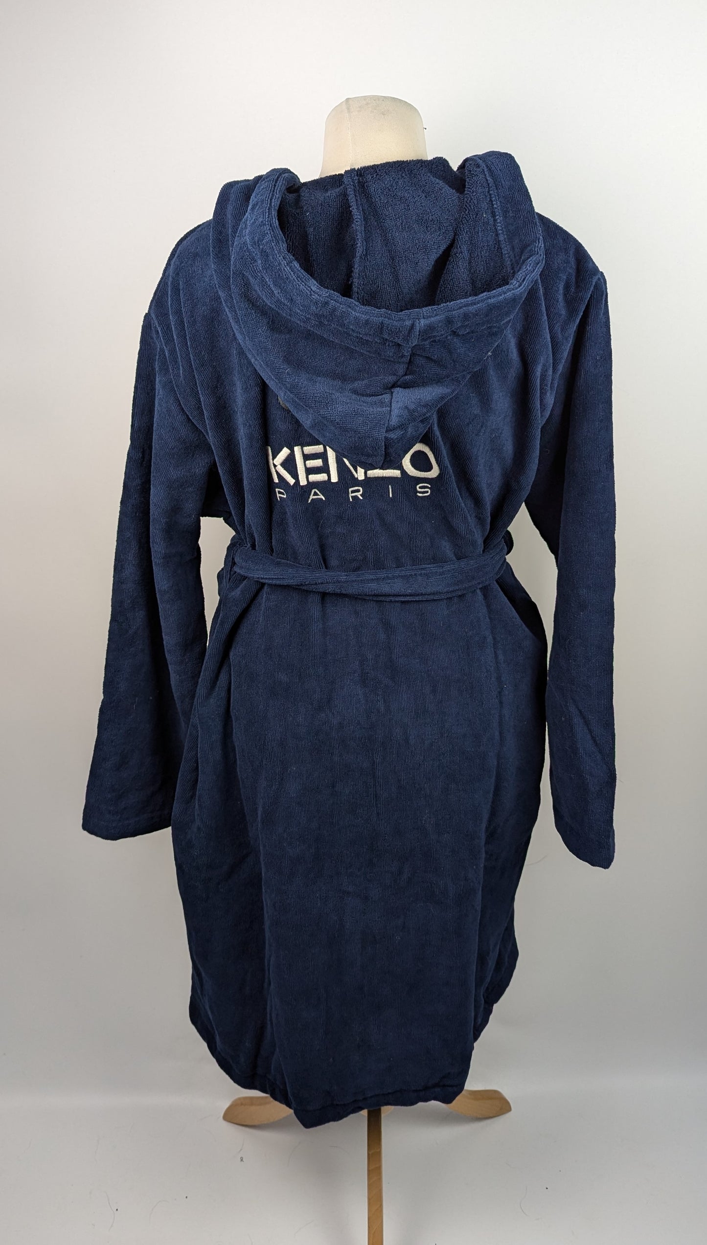 KENZO Paris 'K Boke' unisex embroidered dressing gown - Blue