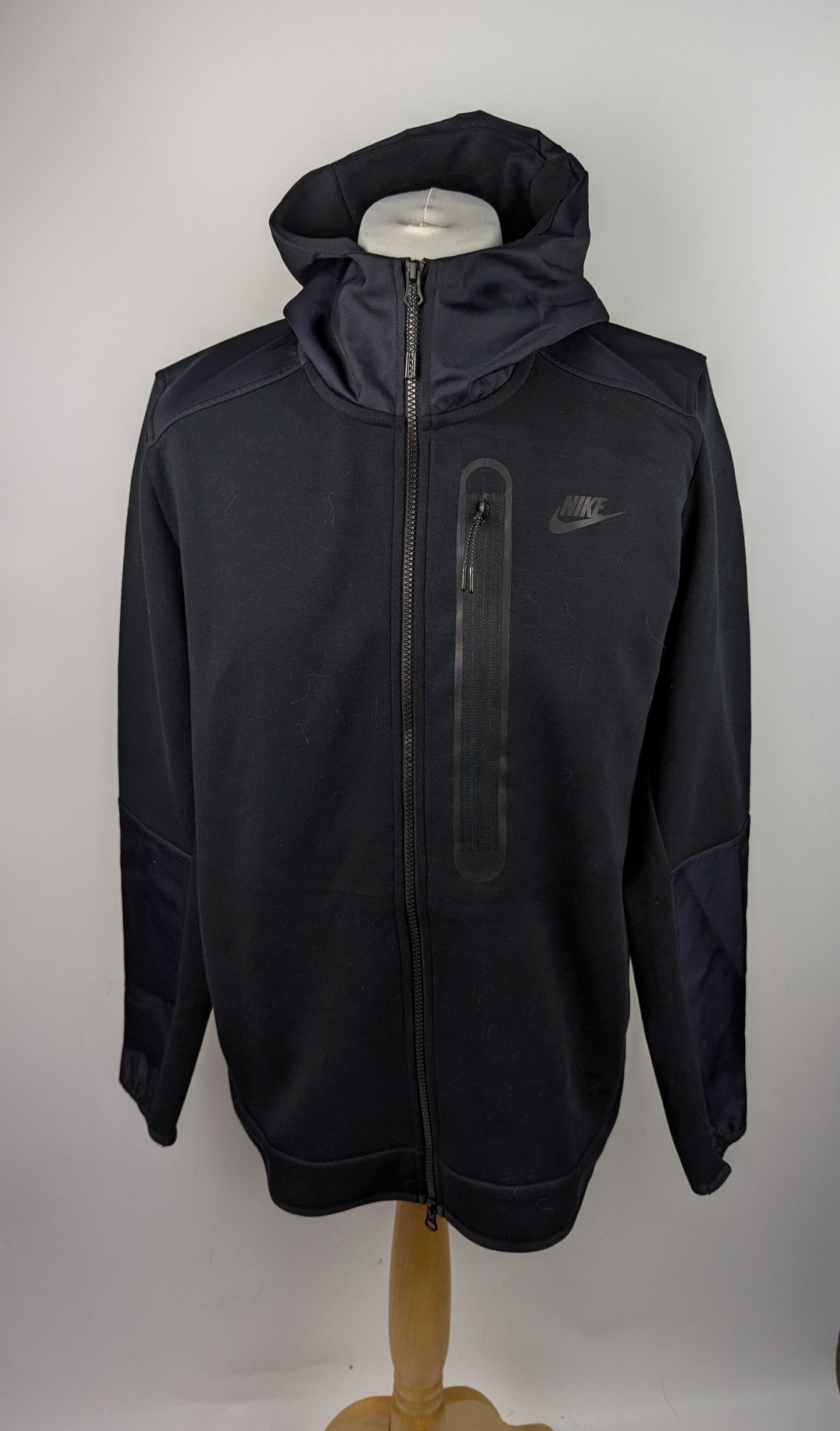 Nike Sportswear Tech Fleece Woven Zip Hoodie - Black