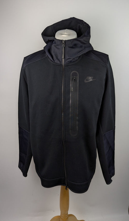 Nike Sportswear Tech Fleece Woven Zip Hoodie - Black