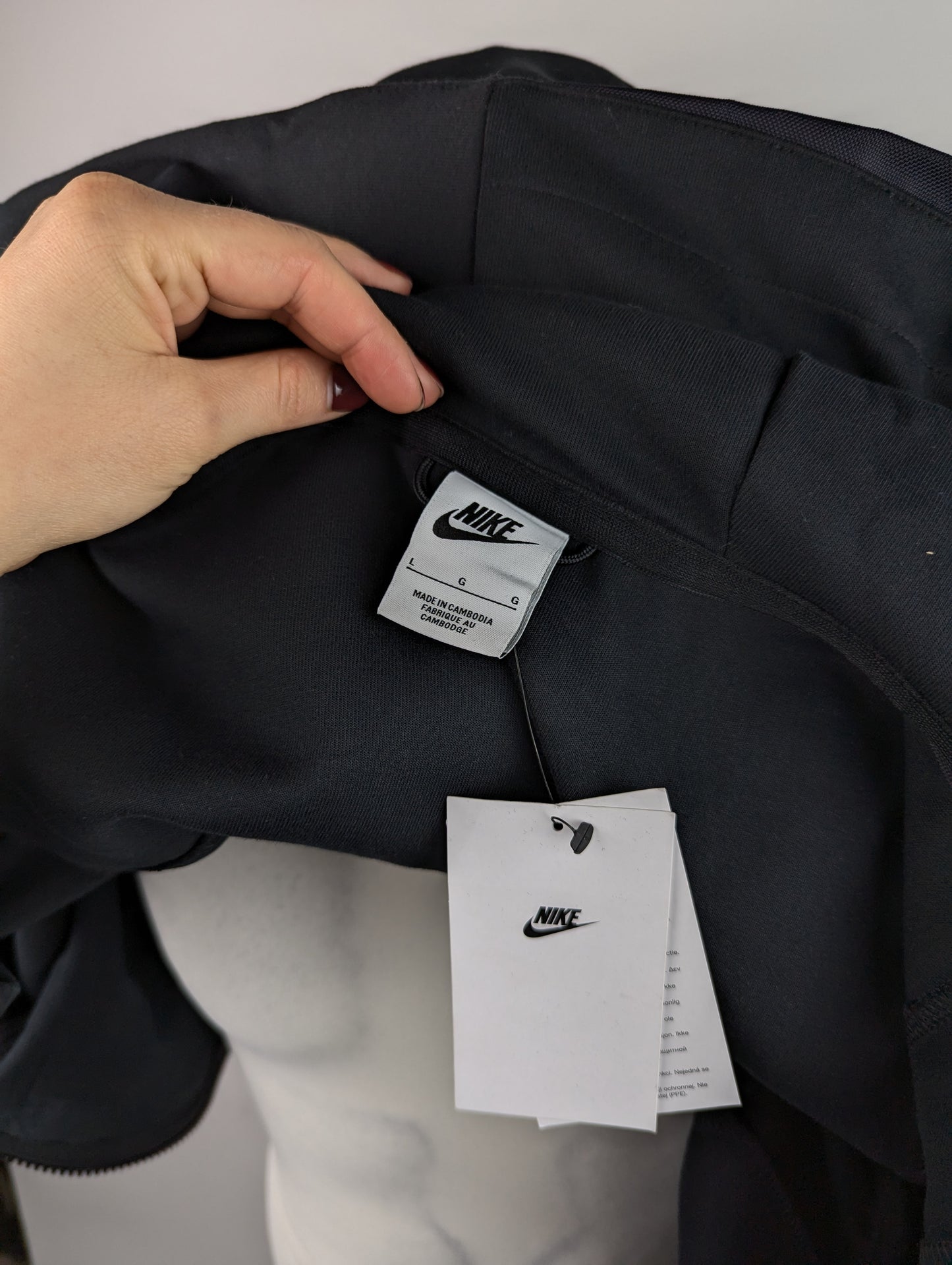 Nike Sportswear Tech Fleece Woven Zip Hoodie - Black