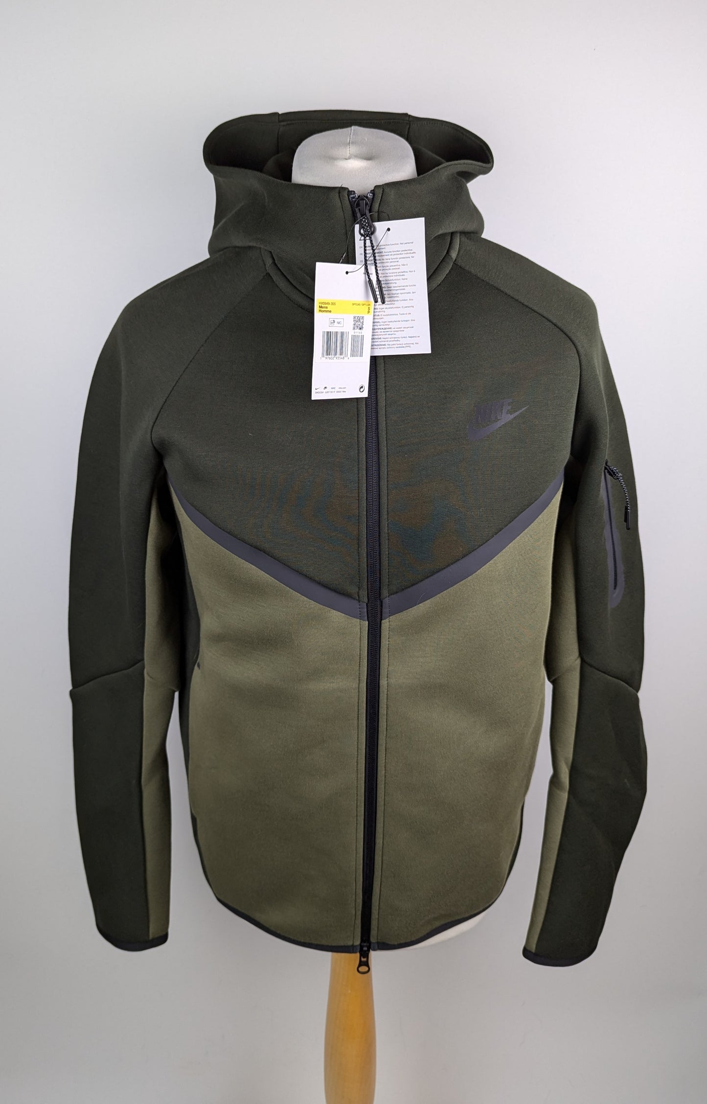 Nike Tech Fleece Hoodie Mens- Green / Dark Green