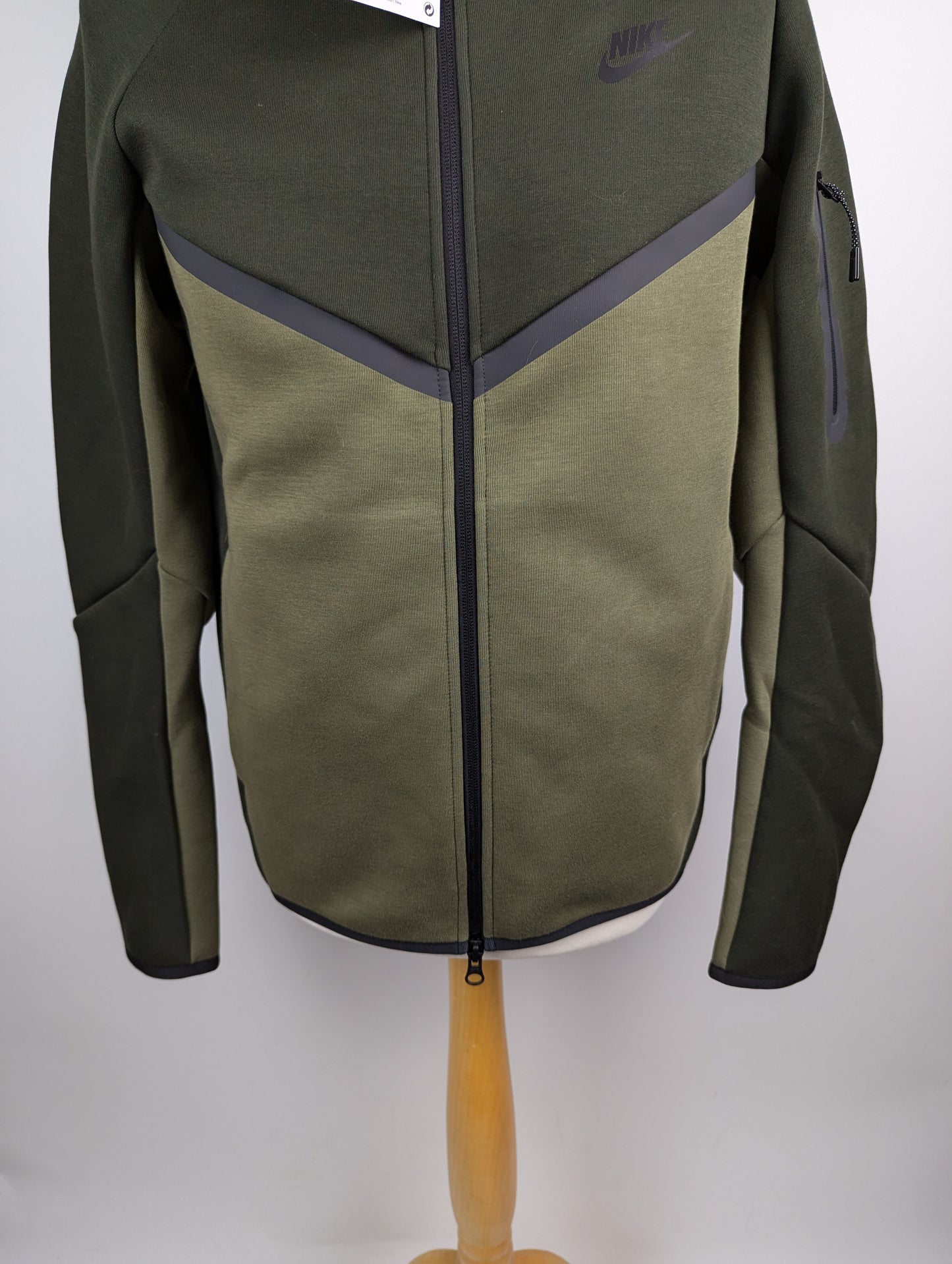 Nike Tech Fleece Hoodie Mens- Green / Dark Green