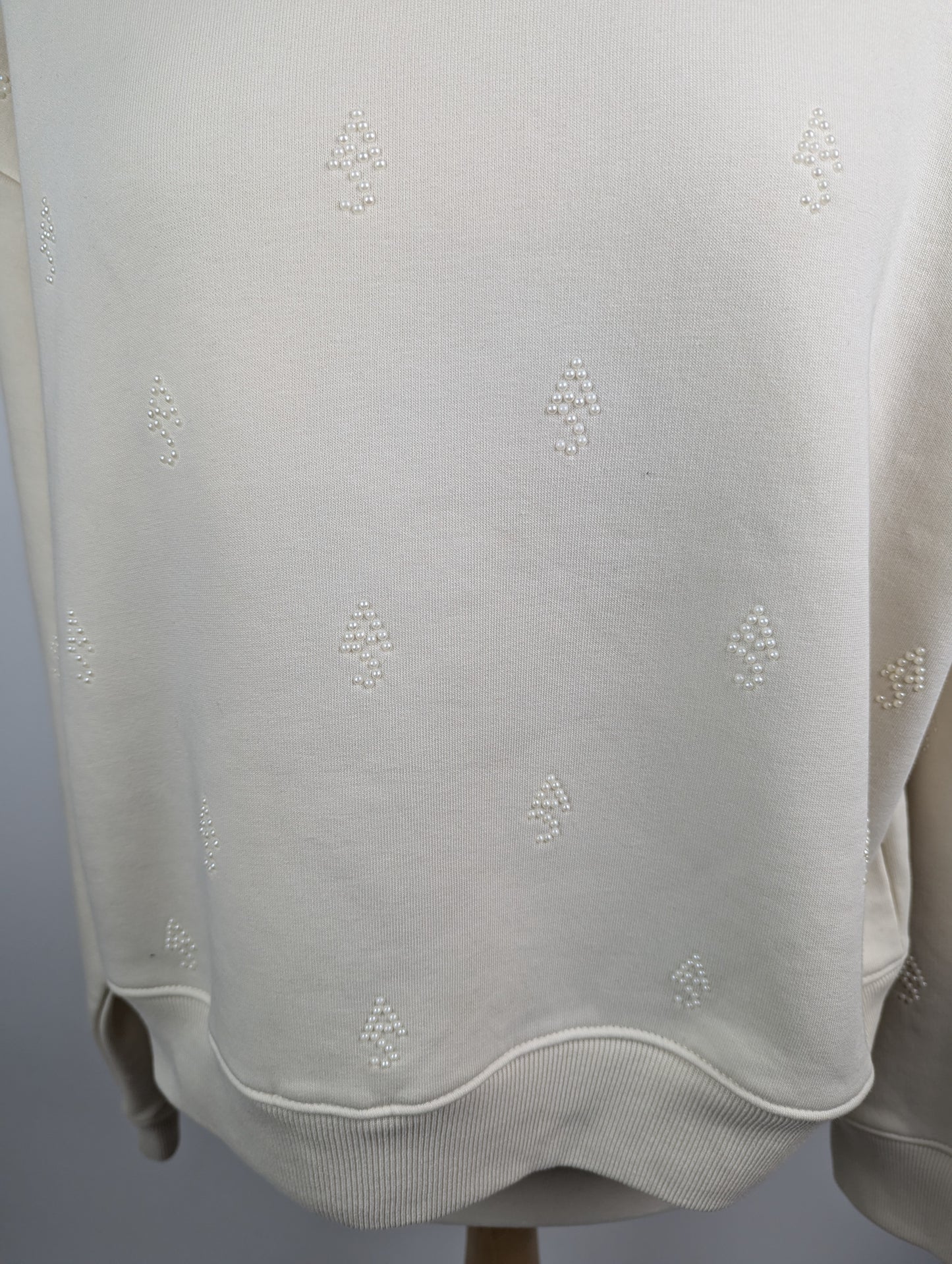 ALL SAINTS Women's Pippa Pearl Jumper - Cream