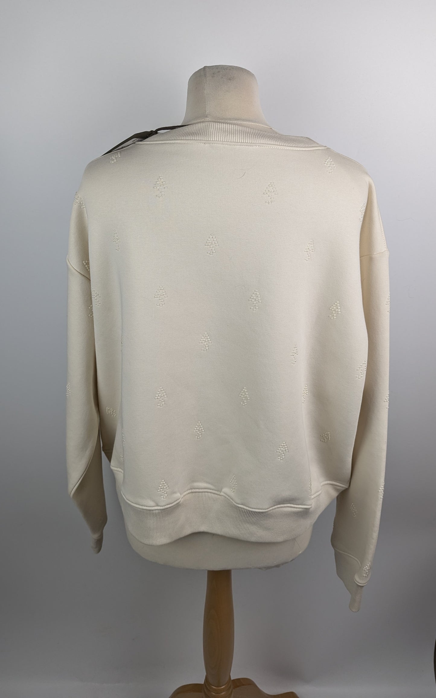 ALL SAINTS Women's Pippa Pearl Jumper - Cream