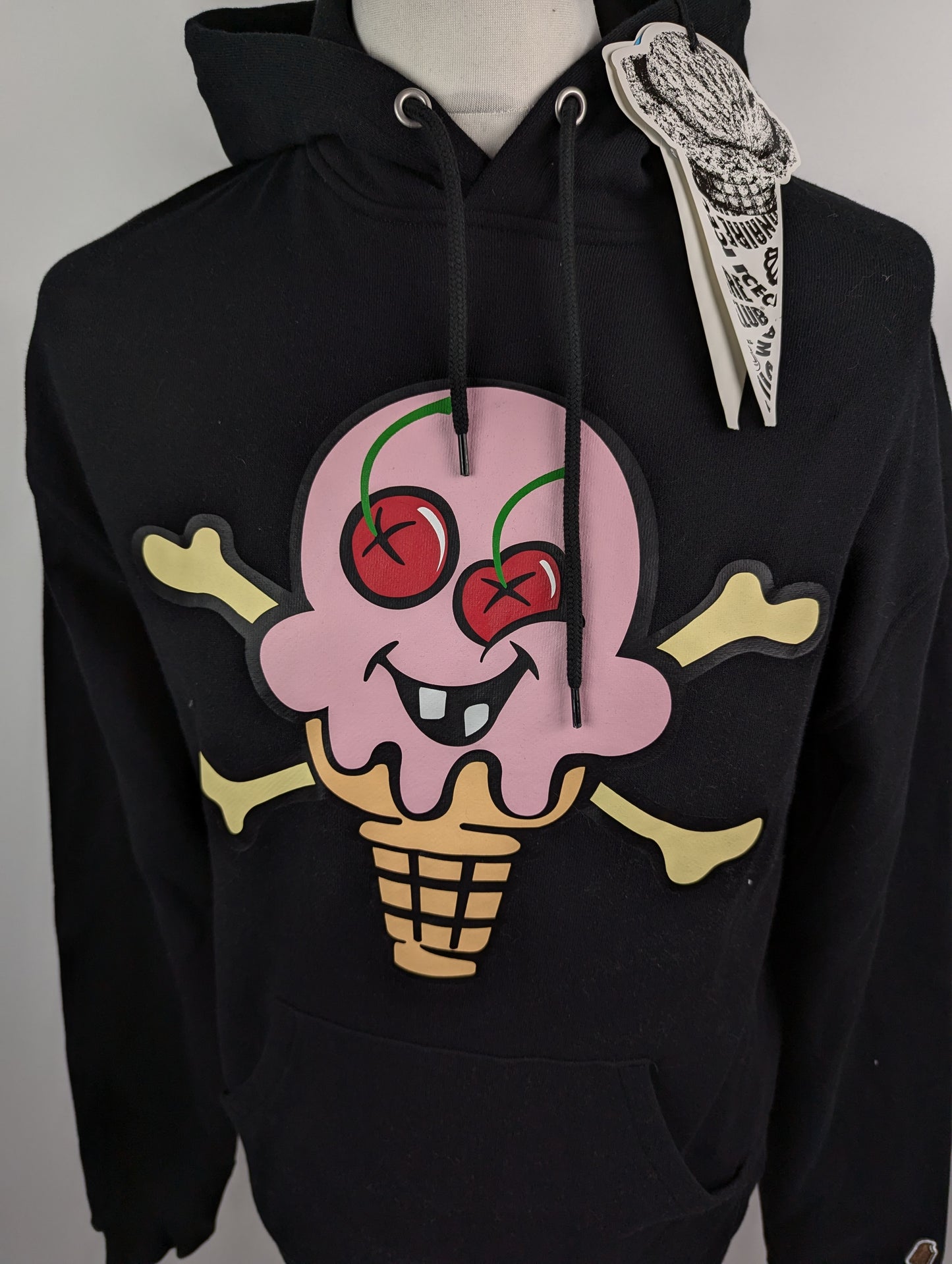 ICECREAM Cones & Bones Hoodie - Black