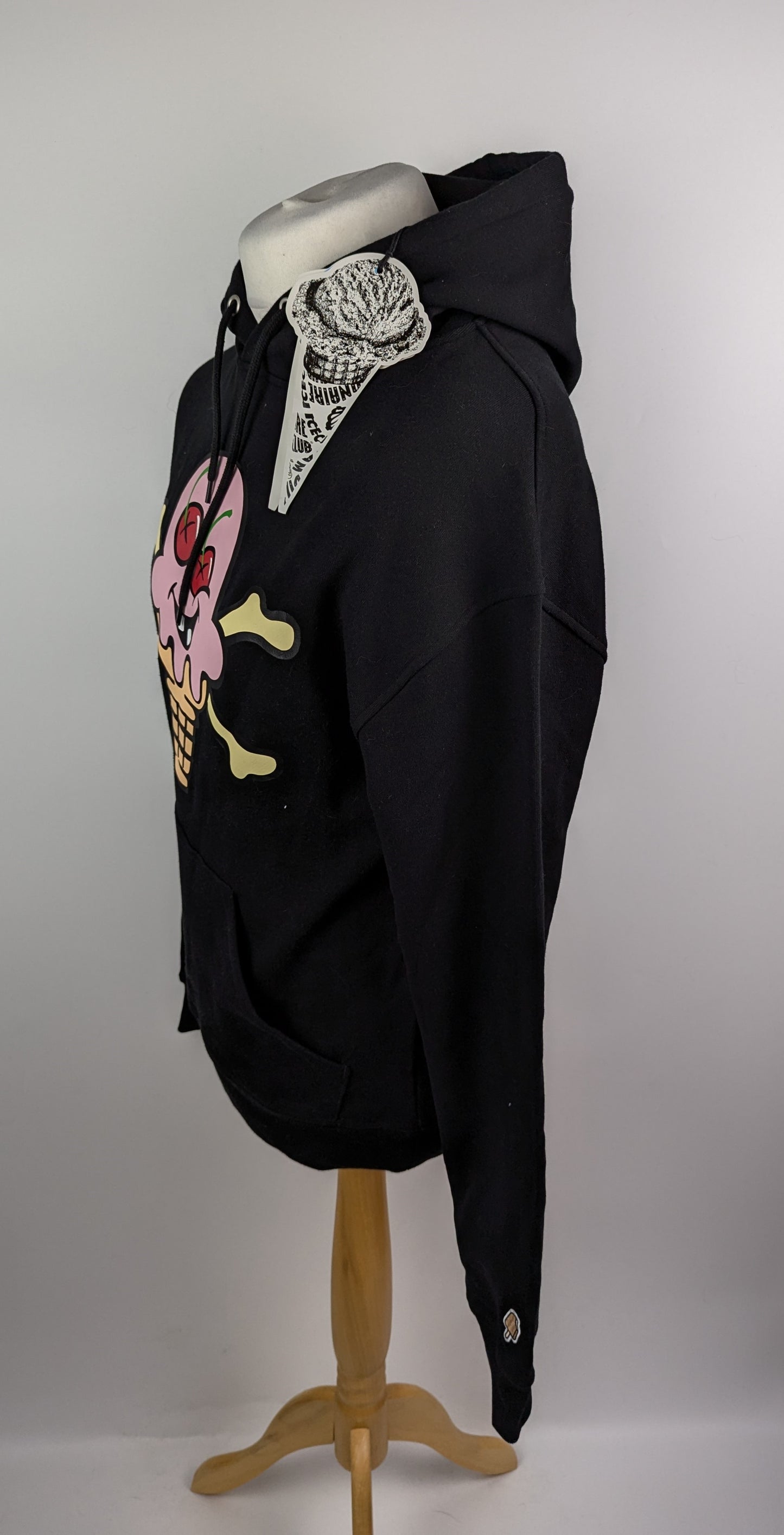 ICECREAM Cones & Bones Hoodie - Black