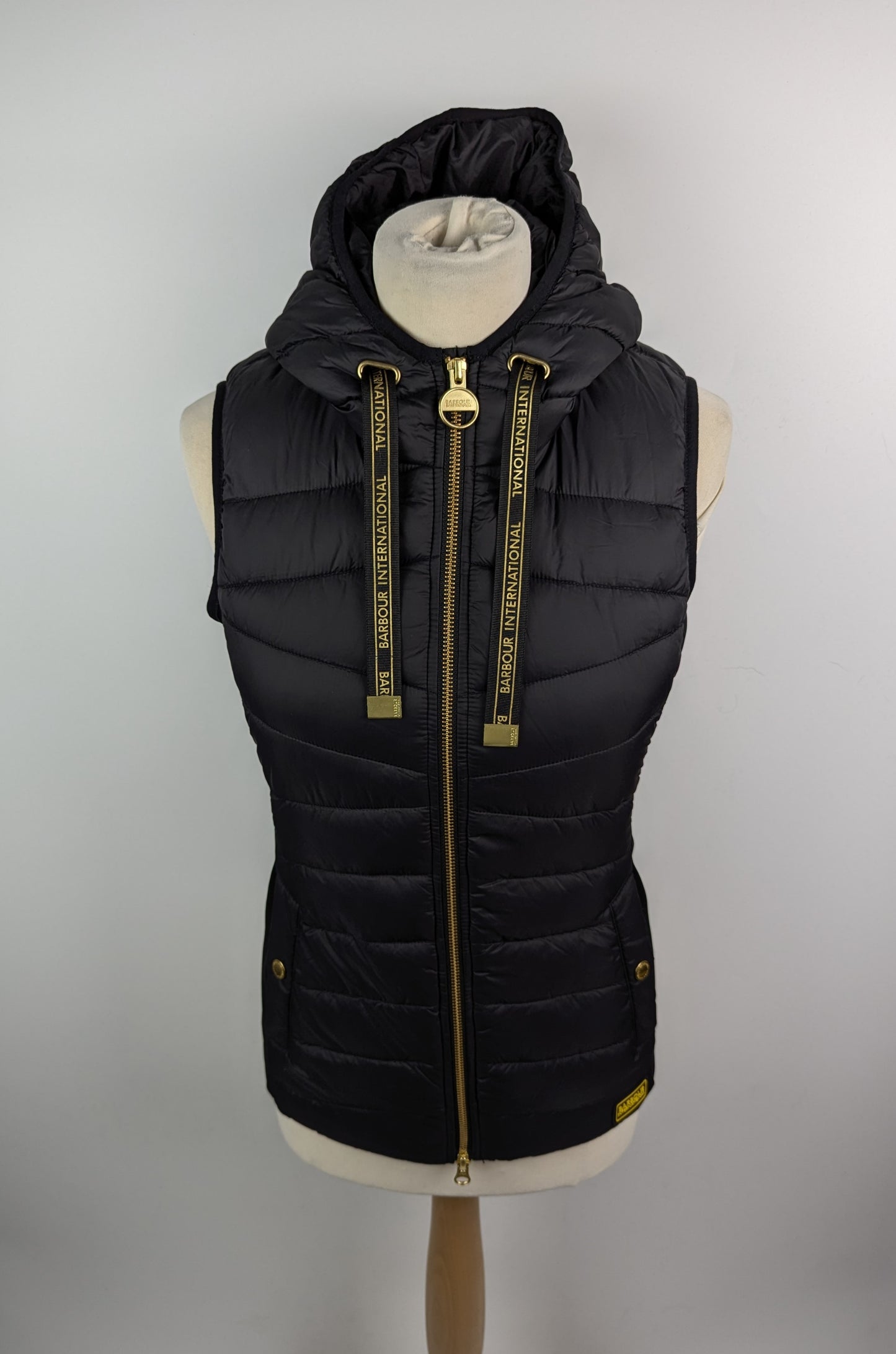 Barbour International Womens Grid Gilet - Black