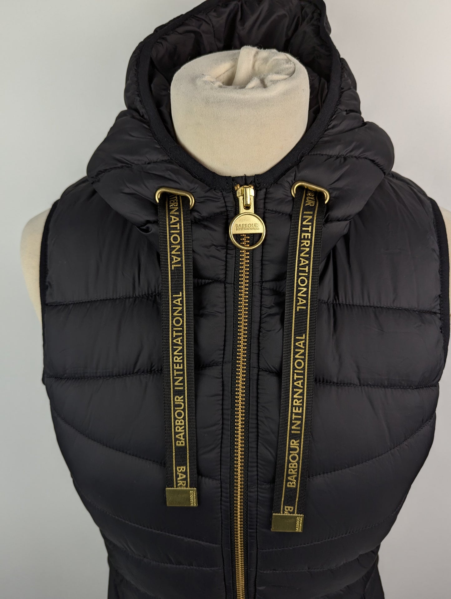 Barbour International Womens Grid Gilet - Black