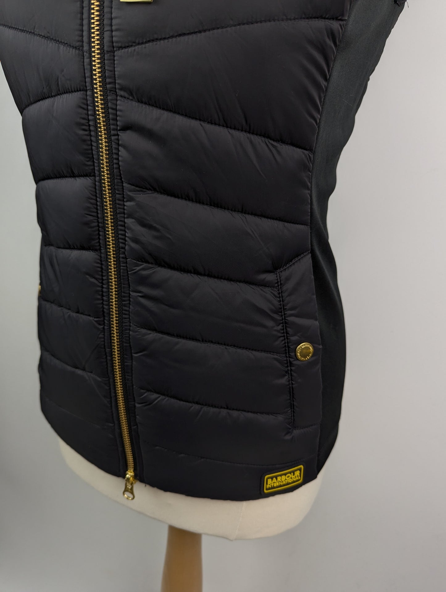 Barbour International Womens Grid Gilet - Black