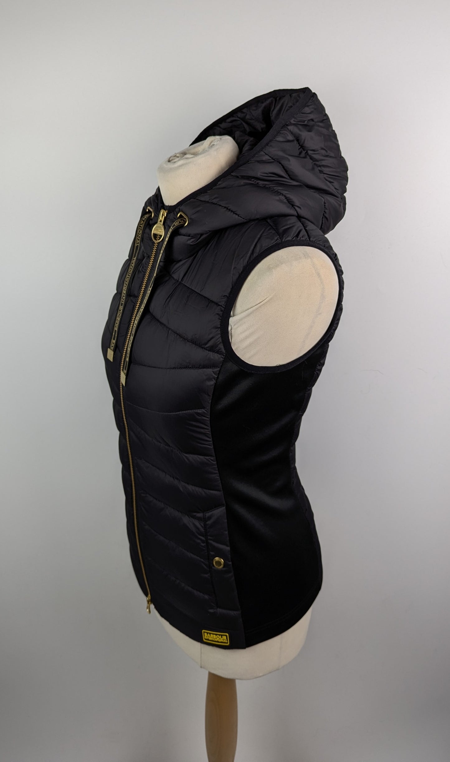 Barbour International Womens Grid Gilet - Black