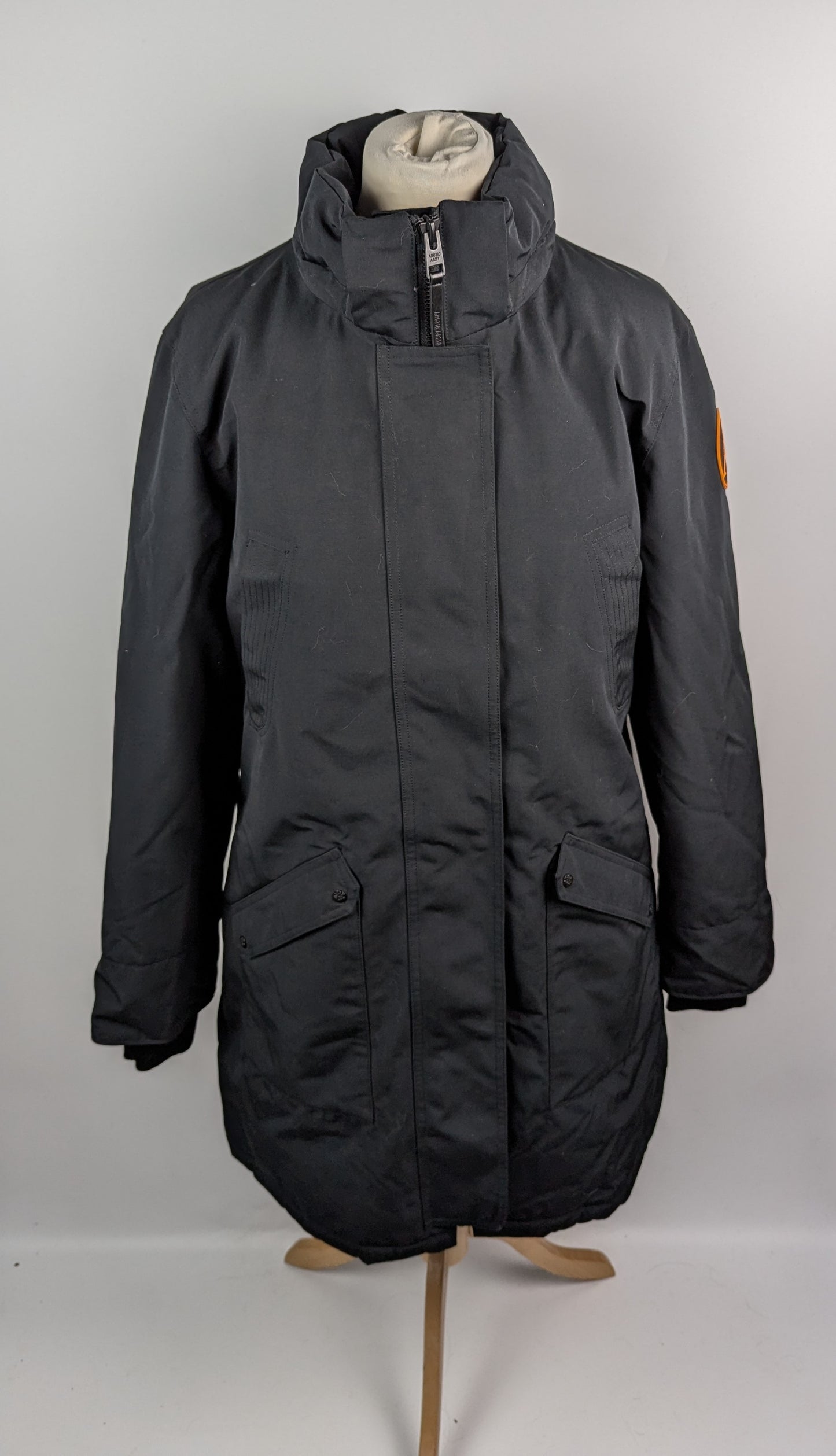 ARCTIC ARMY Womens Parka Jacket - Black