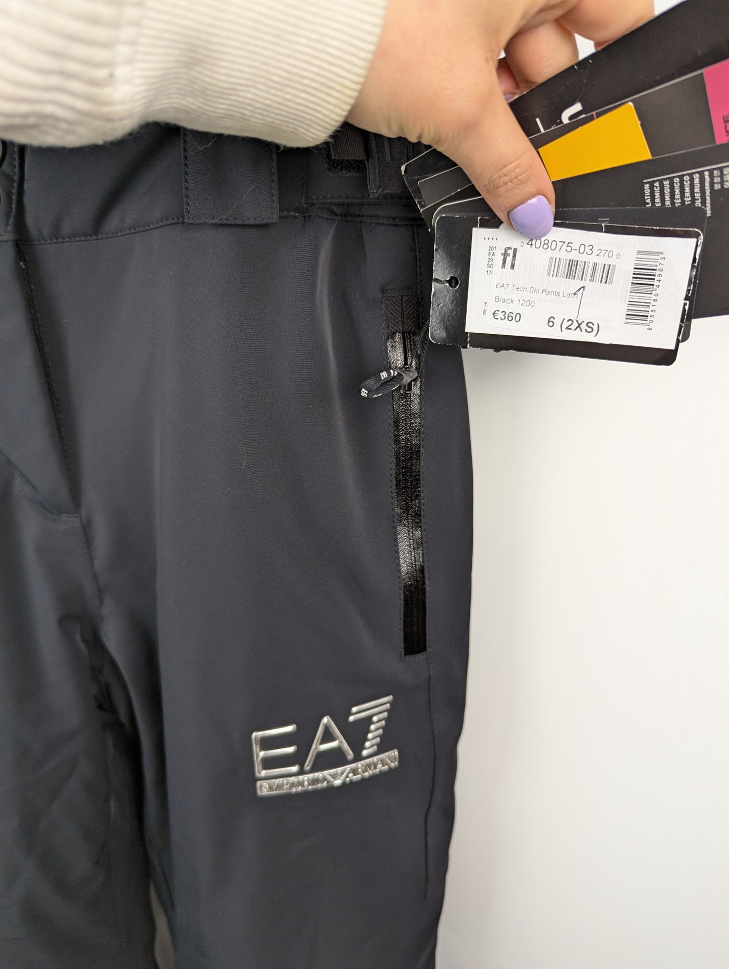 EA7 EMPORIO ARMANI WomensTechnical ski trousers - Black