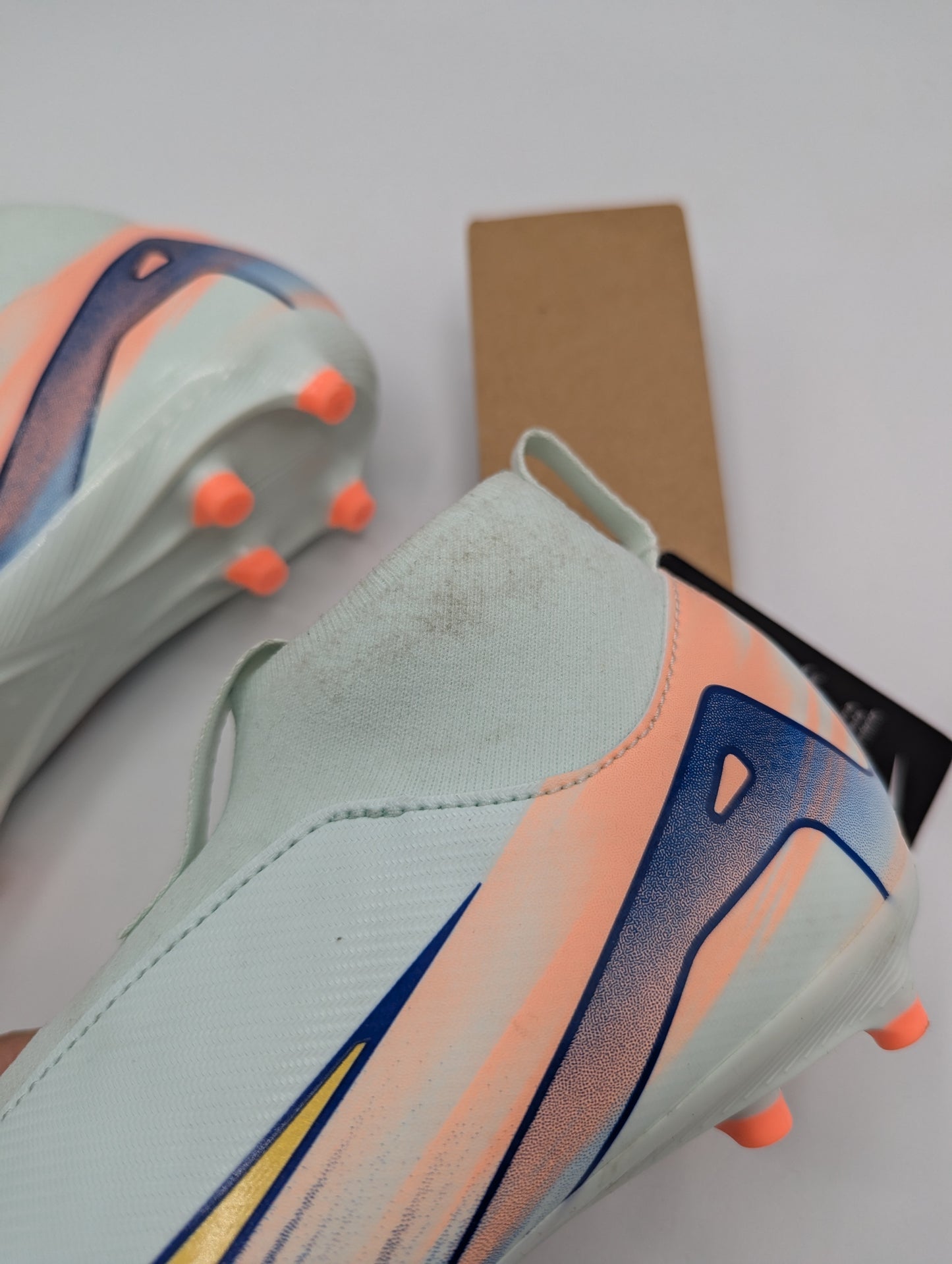 Nike Zoom Mercurial Superfly 10 Academy Firm Ground Football Boots Junior - Green/Blue