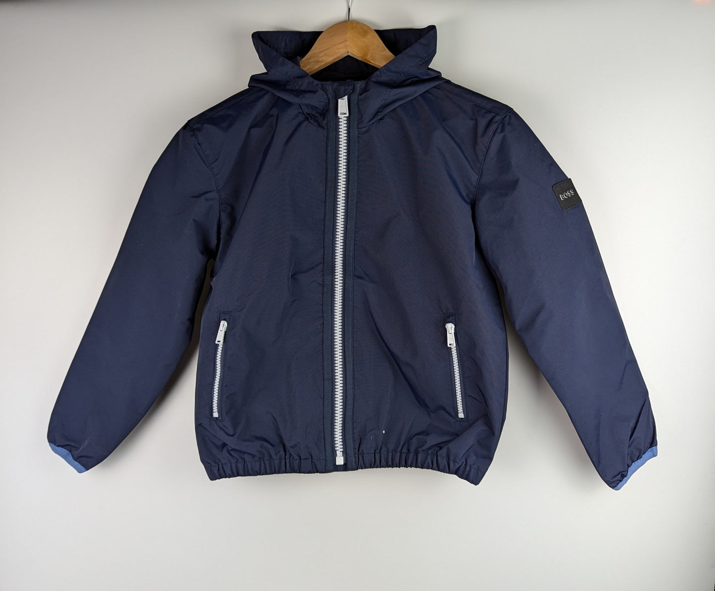 Boss windbreaker Boys Jacket - Blue
