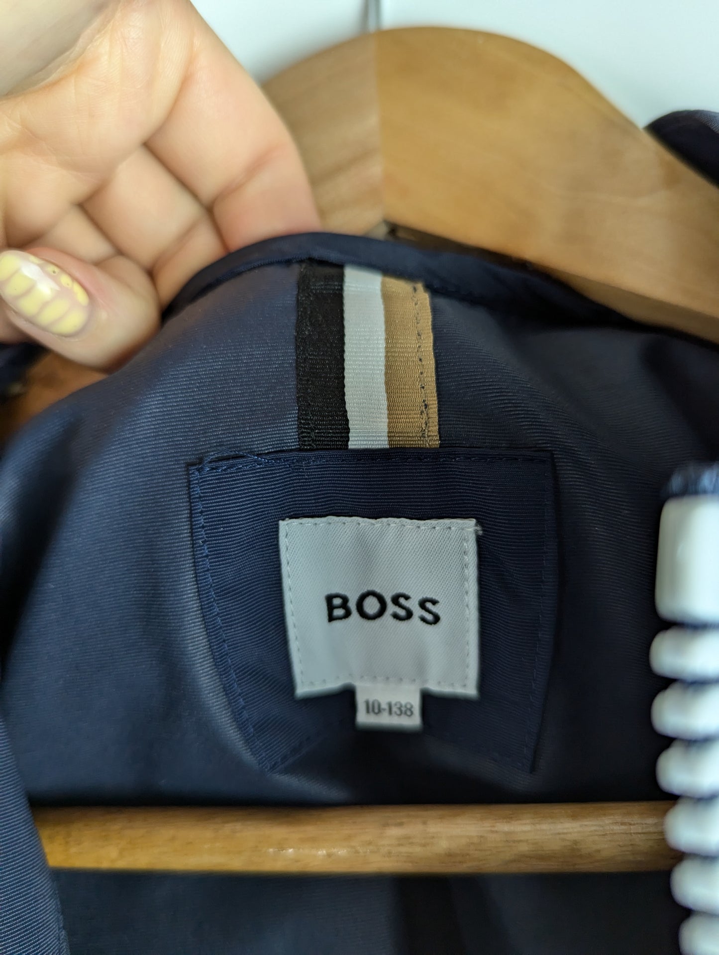 Boss windbreaker Boys Jacket - Blue