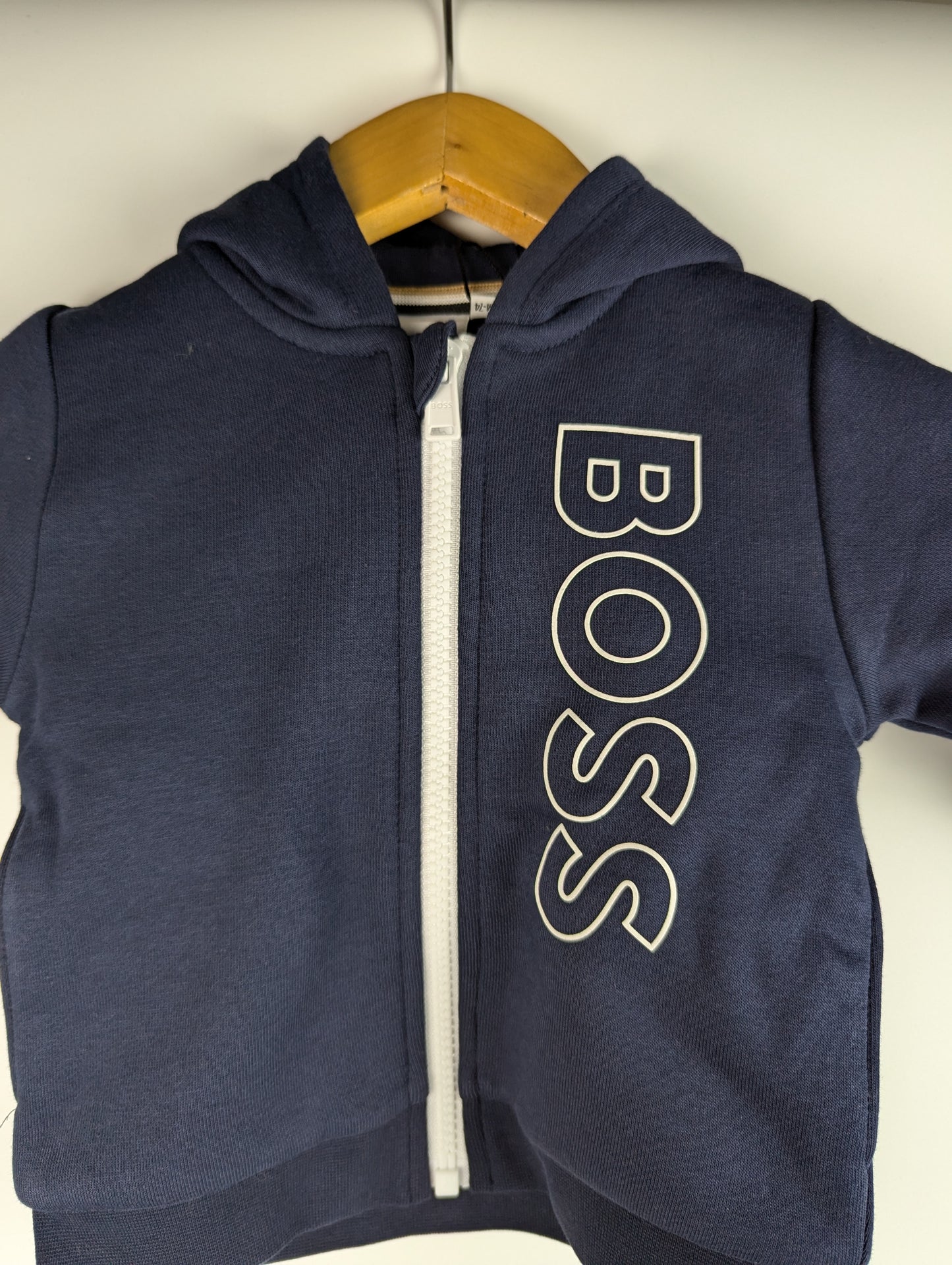 Boss Logo Tracksuit Set Infants - Navy Blue