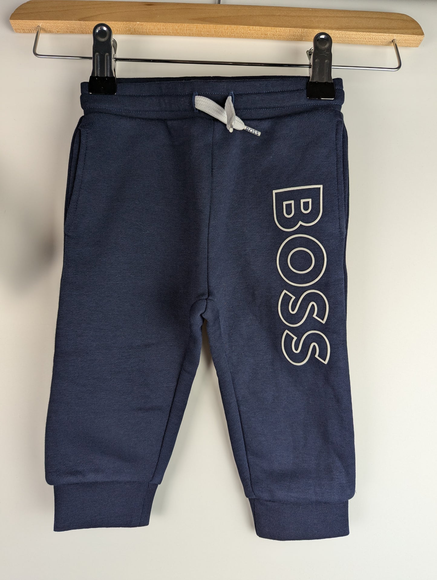 Boss Logo Tracksuit Set Infants - Navy Blue