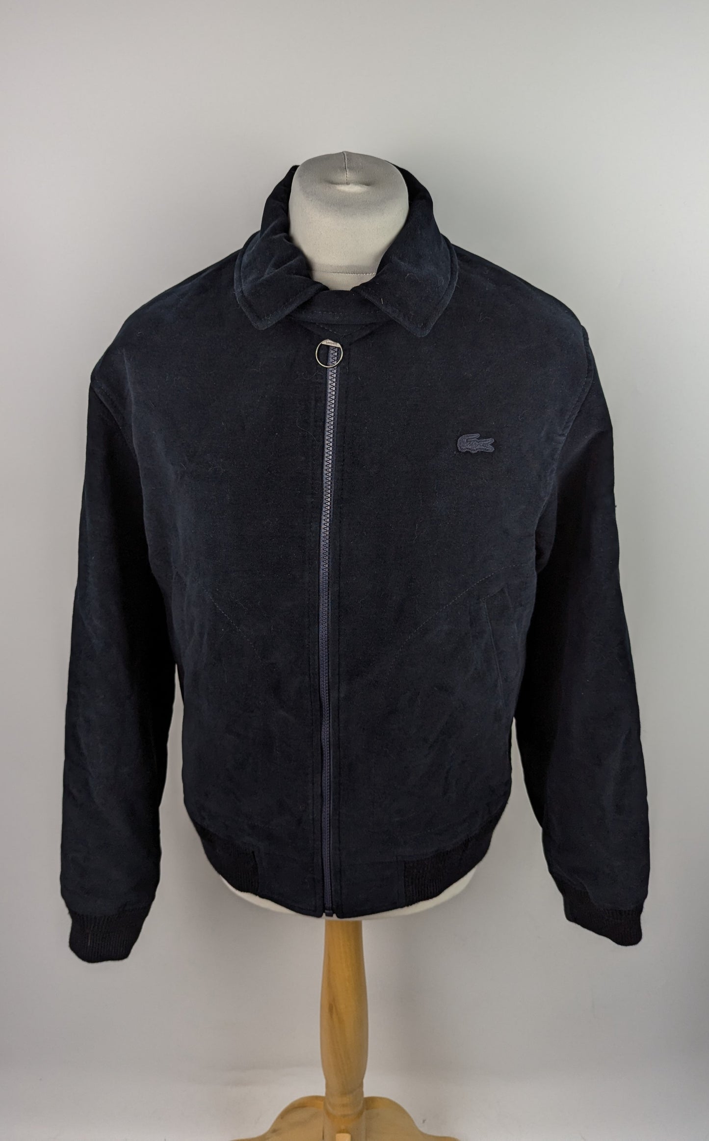 Lacoste Mens Bomber Jacket - Navy Blue