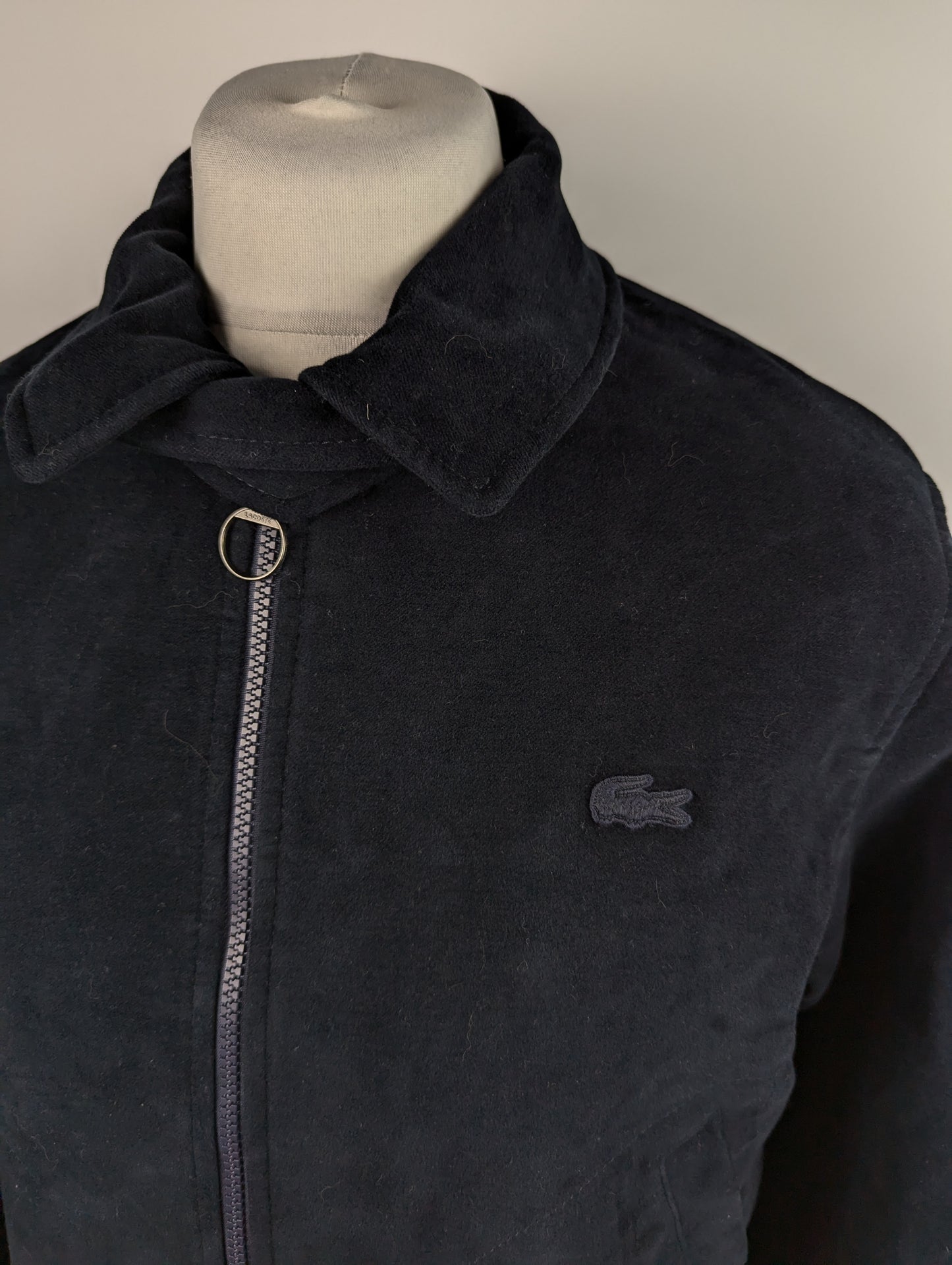 Lacoste Mens Bomber Jacket - Navy Blue