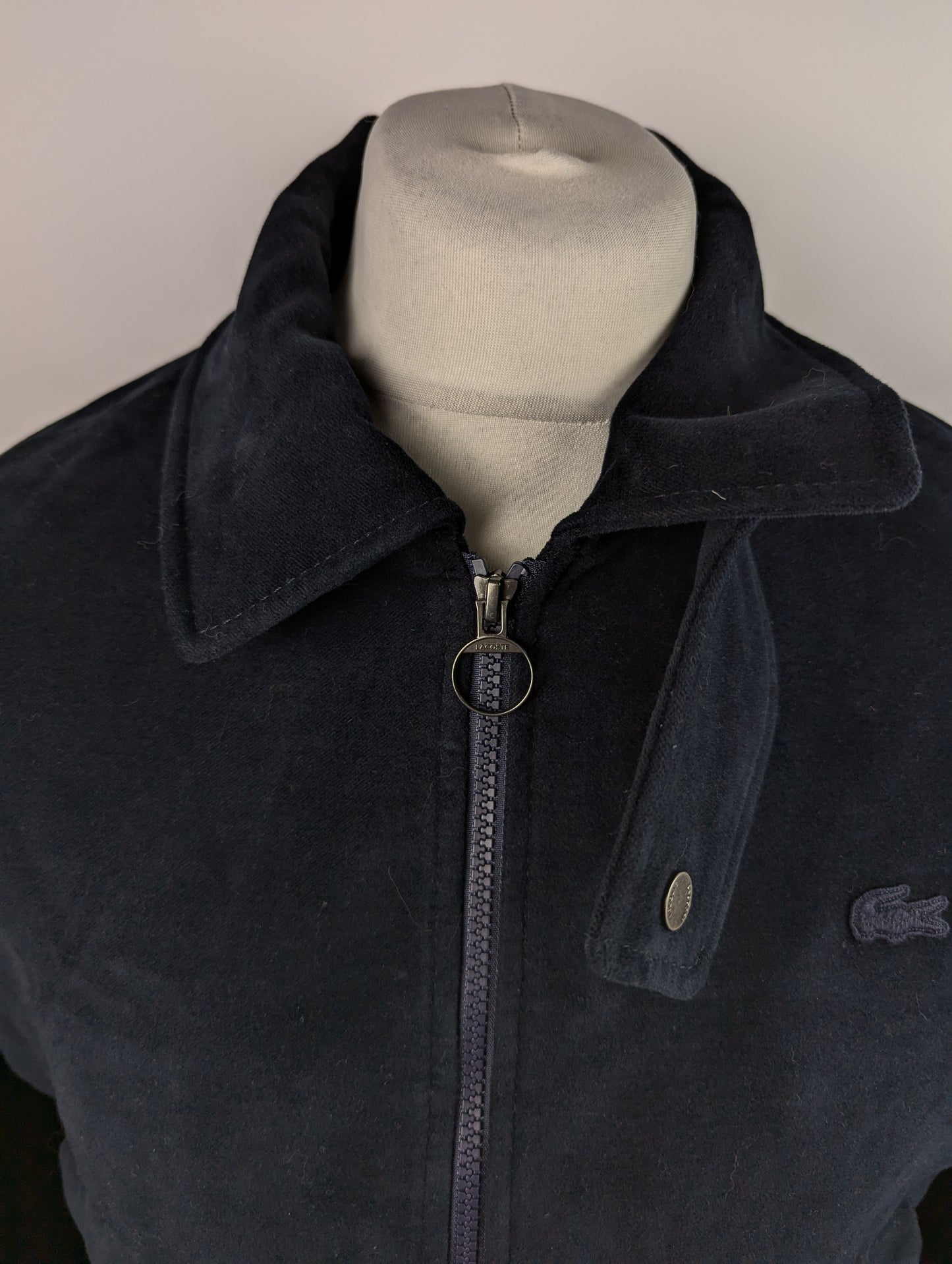Lacoste Mens Bomber Jacket - Navy Blue