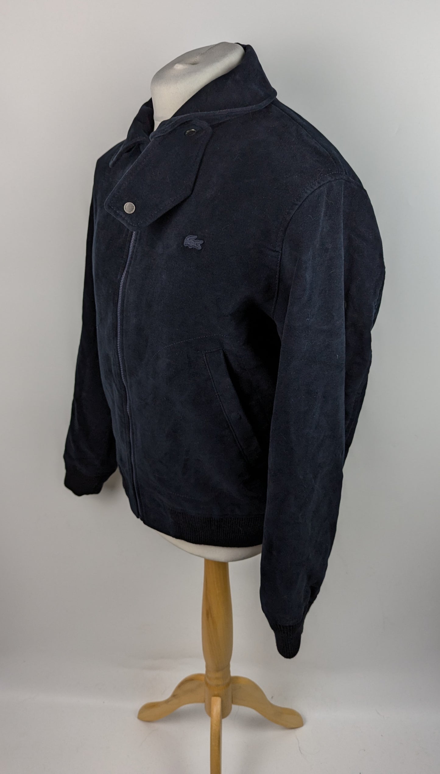 Lacoste Mens Bomber Jacket - Navy Blue