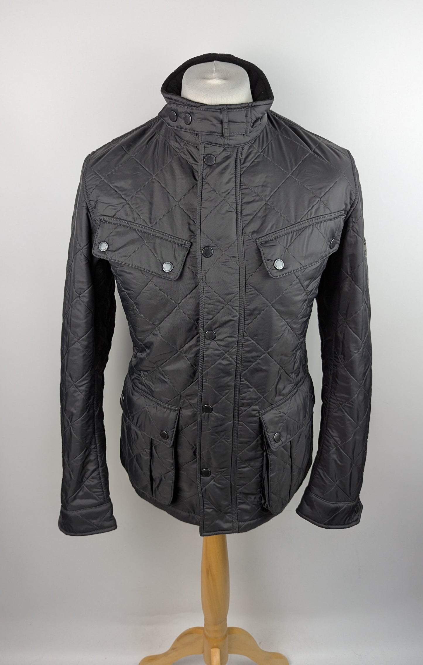 Barbour International Tourer Ariel Polarquilt Jacket - Grey