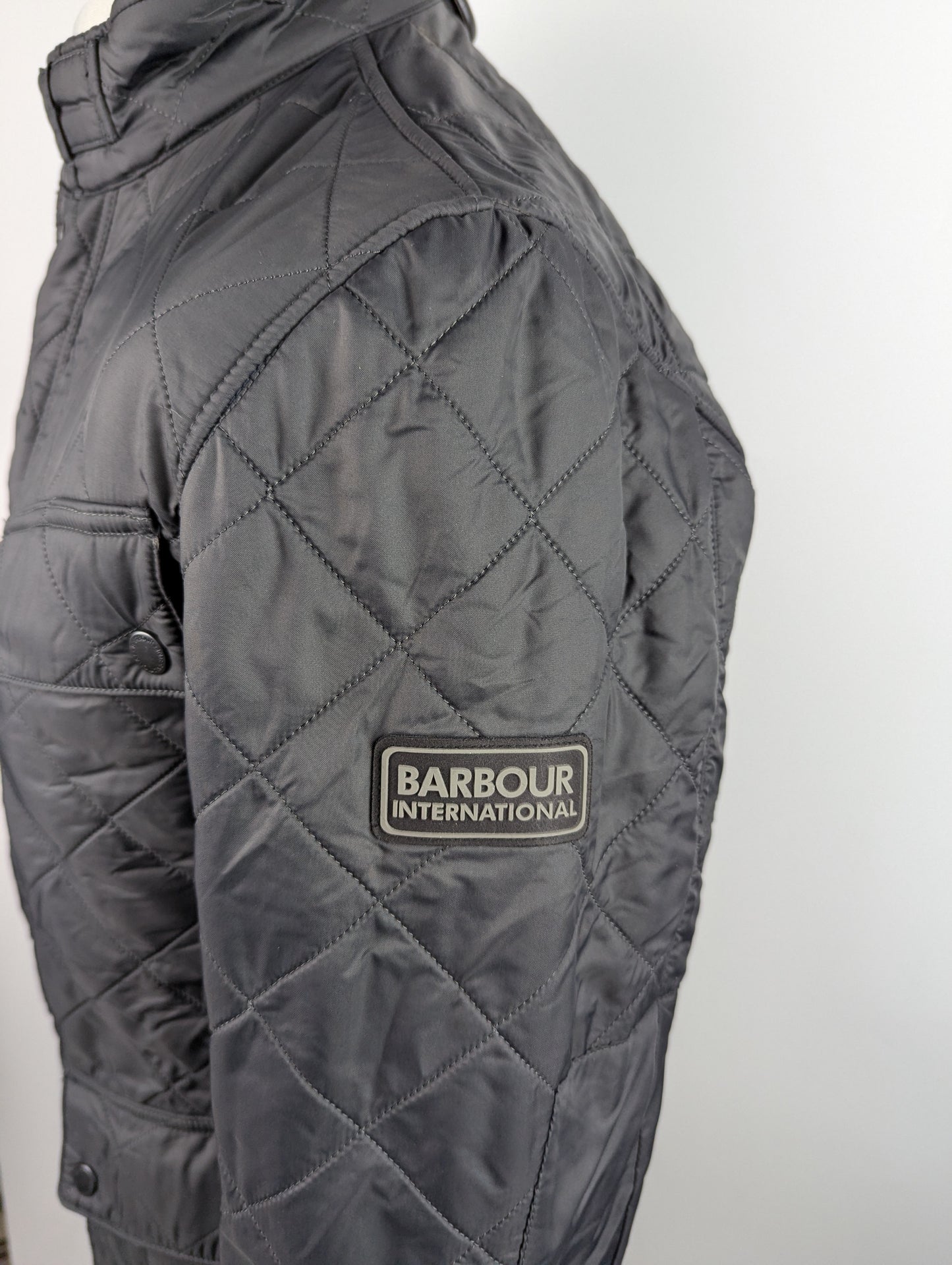 Barbour International Tourer Ariel Polarquilt Jacket - Grey