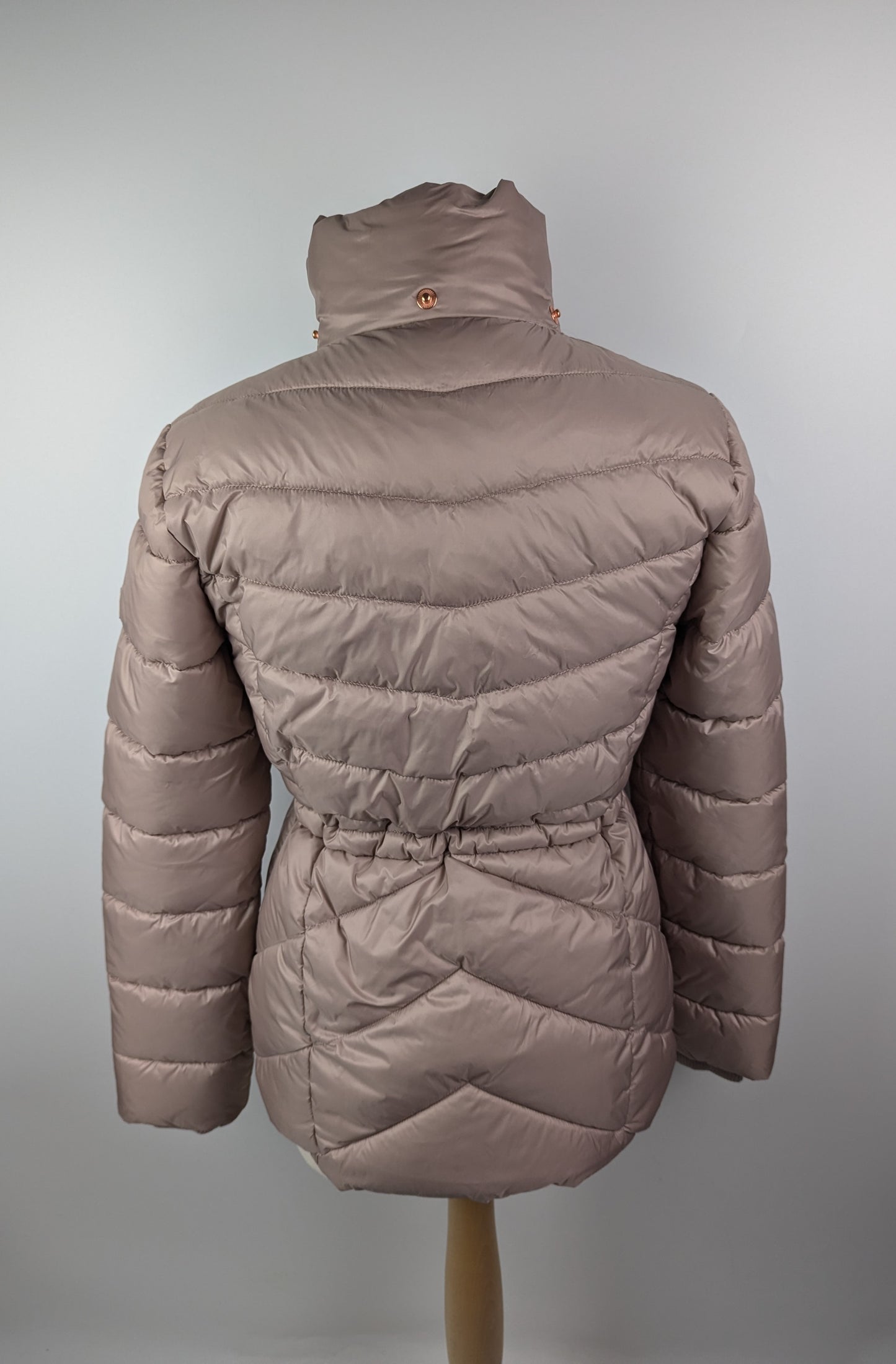 Barbour International Womens Island Quilted Jacket - Latte Pink