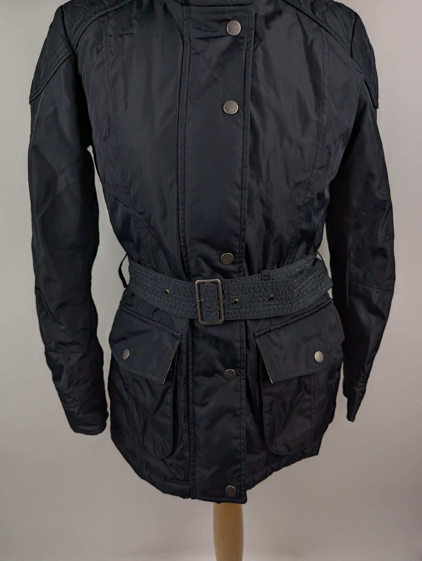 BARBOUR INTERNATIONAL Womens Outlaw Jacket - Black