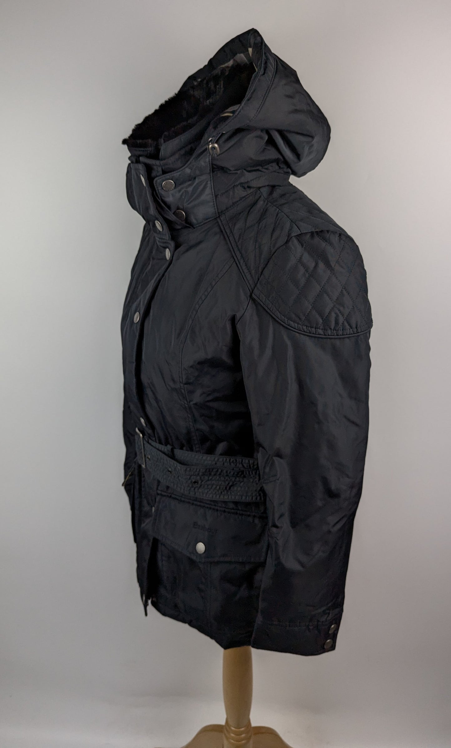 BARBOUR INTERNATIONAL Womens Outlaw Jacket - Black