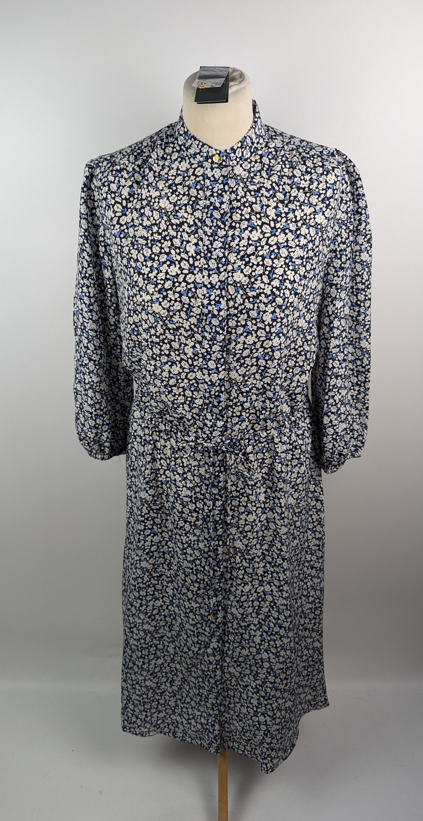 Lauren Ralph Lauren Alexandra 3/4 sleeve casual dress - Black / Blue
