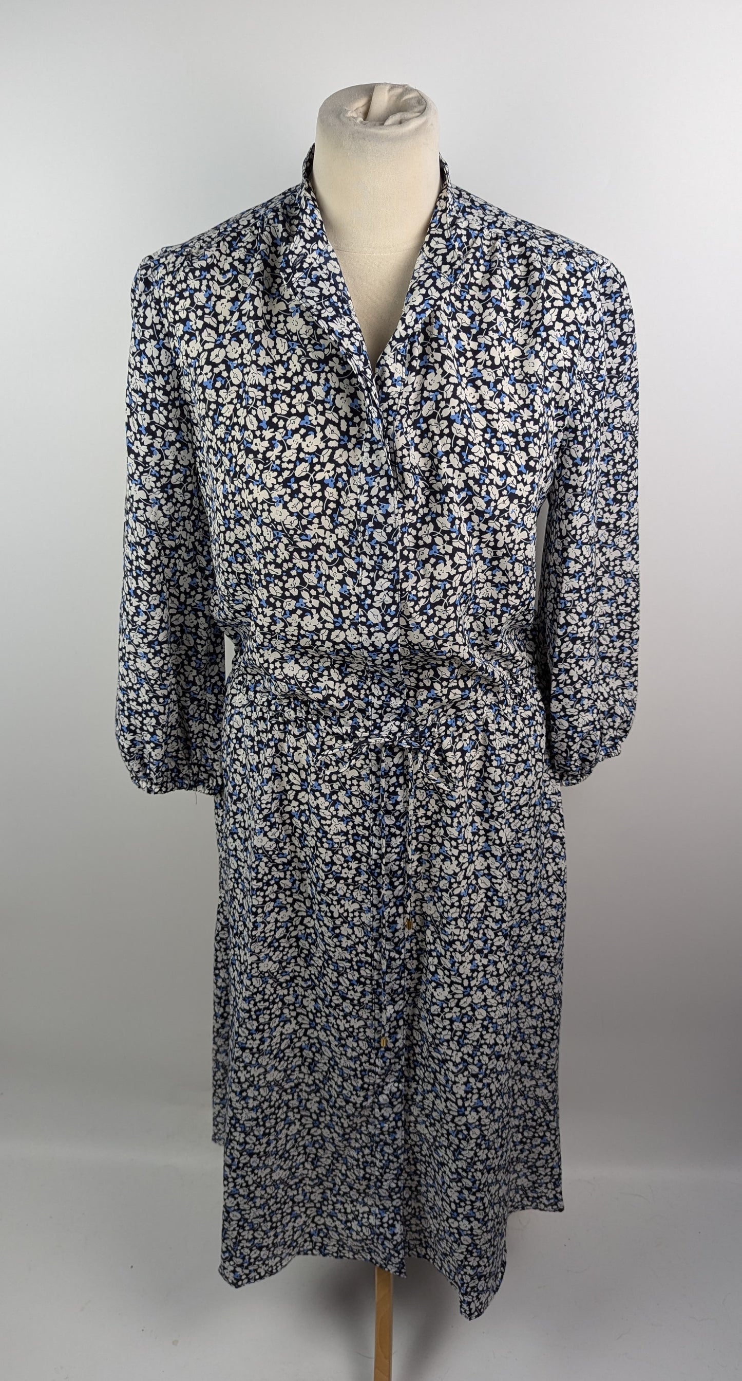 Lauren Ralph Lauren Alexandra 3/4 sleeve casual dress - Black / Blue