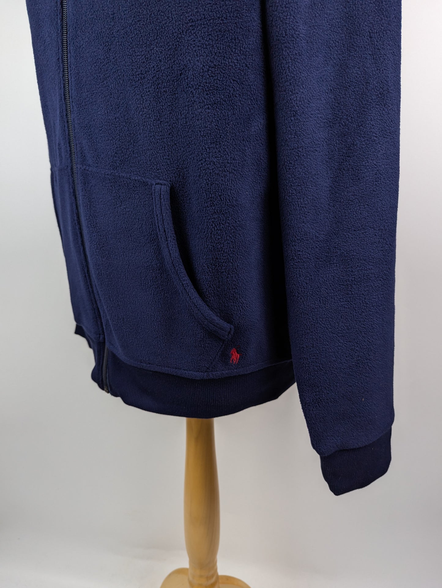 Ralph Lauren Mens Full-Zip Fleece Top - Navy