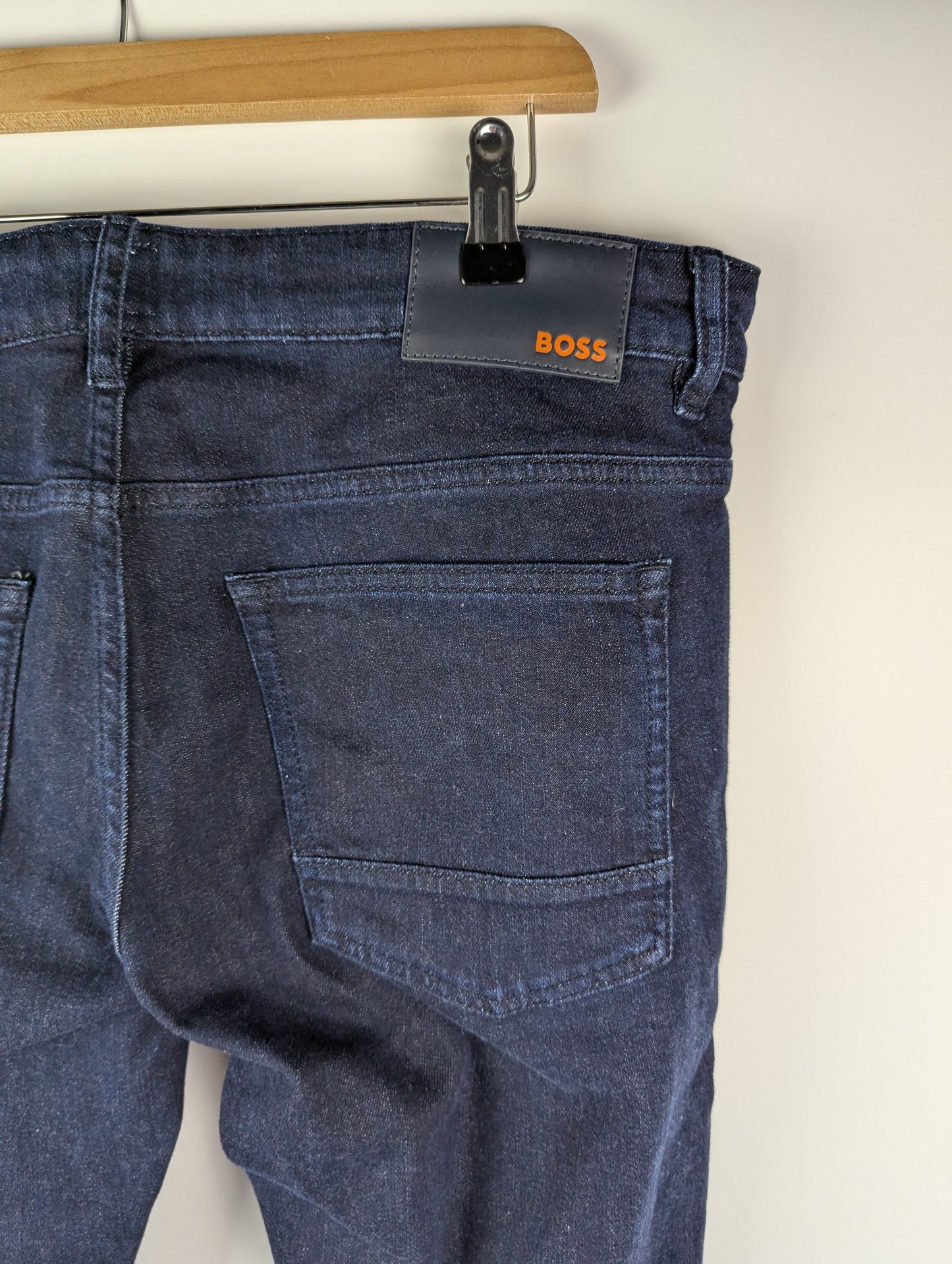 BOSS Mens Delaware Slim Jeans - Royal Blue