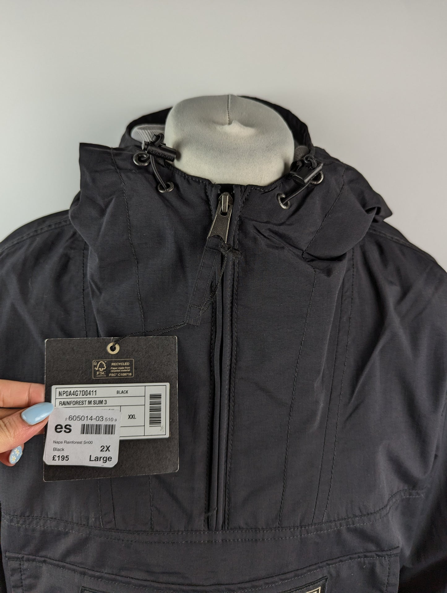 NAPAPIJRI Mens Rainforest Jacket - Black
