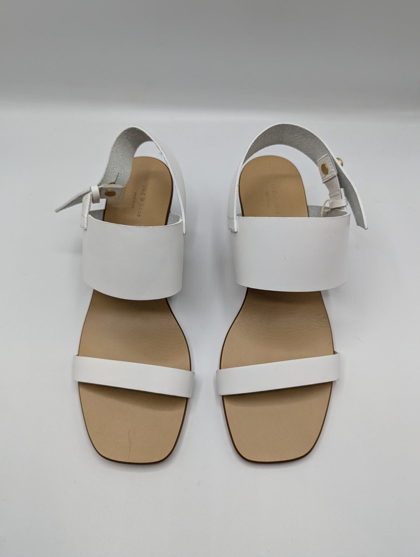 Rag & Bone City Sandal  Leather - White / Brown