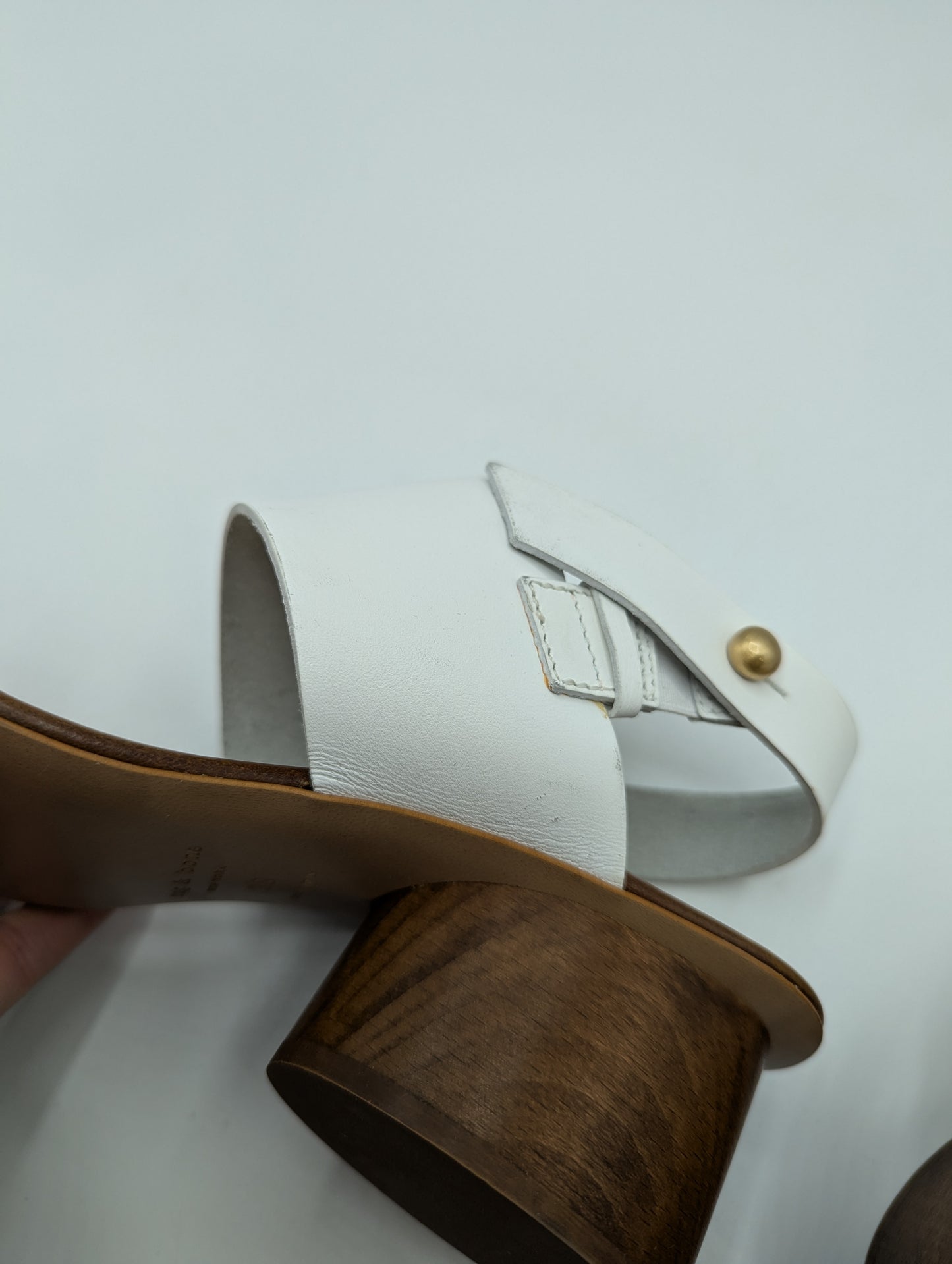 Rag & Bone City Sandal  Leather - White / Brown