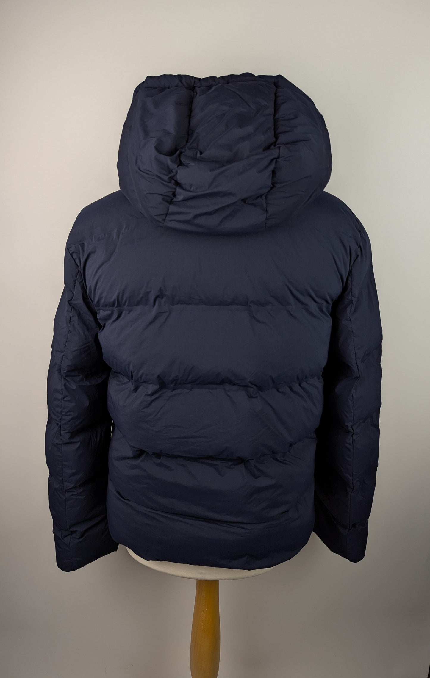 Tommy Hilfiger Padded Hooded Stretch Bomber Jacket - Blue