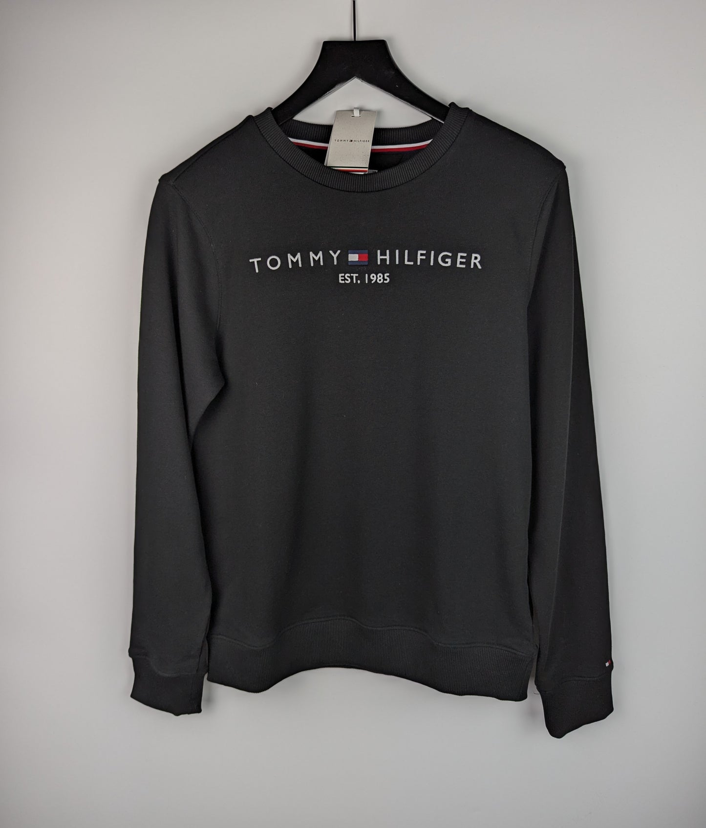 Tommy Hilfiger Essential Crew Sweatshirt Kids - Black