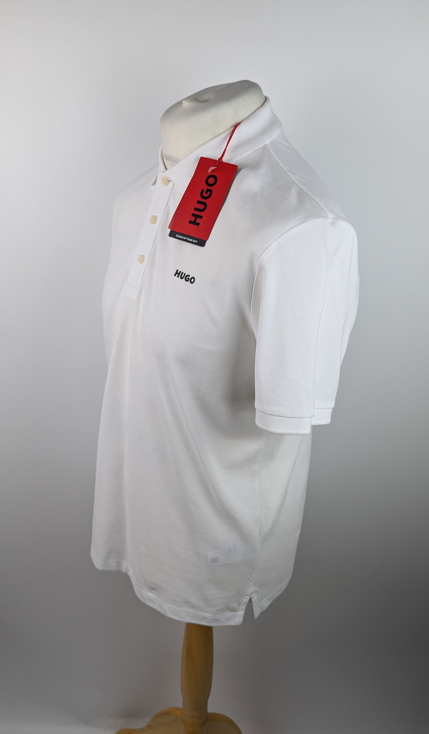 Hugo Donos Polo Shirt Mens - White