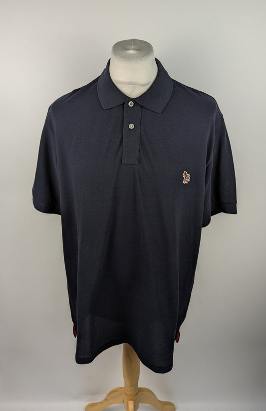 PS Paul Smith Logo Polo Shirt - Navy