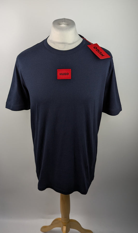 Hugo Mens Diragolino T-Shirt - Dark Blue