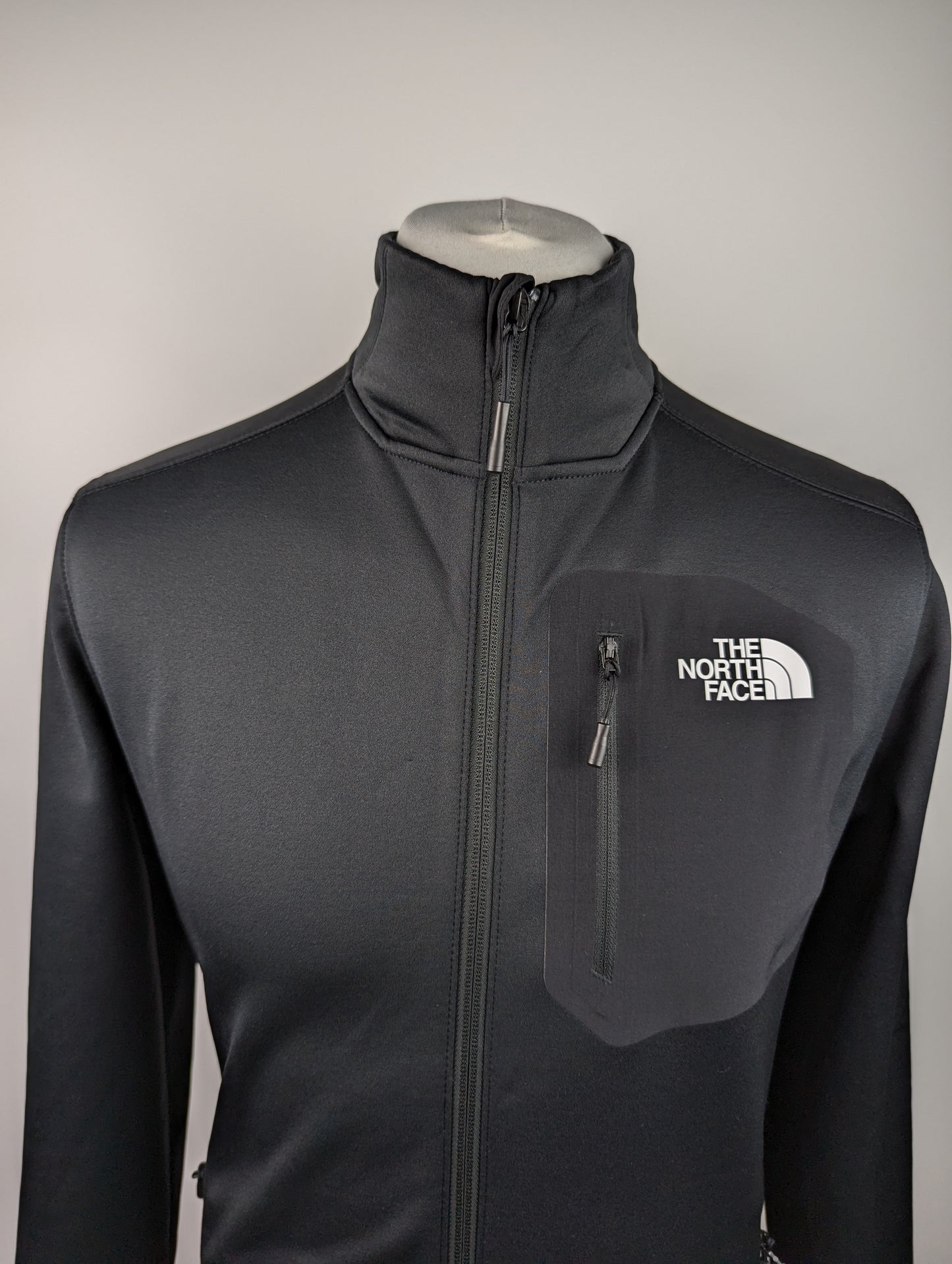 The North Face Crest Full Zip Fleece Mens - Black