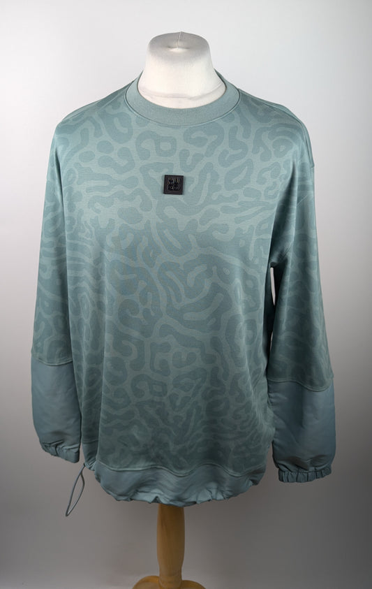 Hugo Dabyuno Mens Jumper - Blue / Green