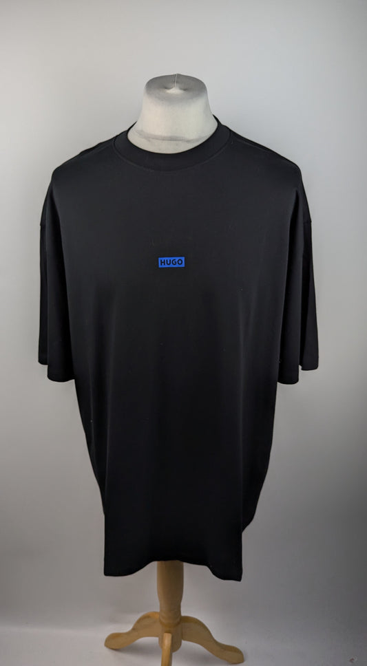 Hugo Logo Patch T-Shirt - Black